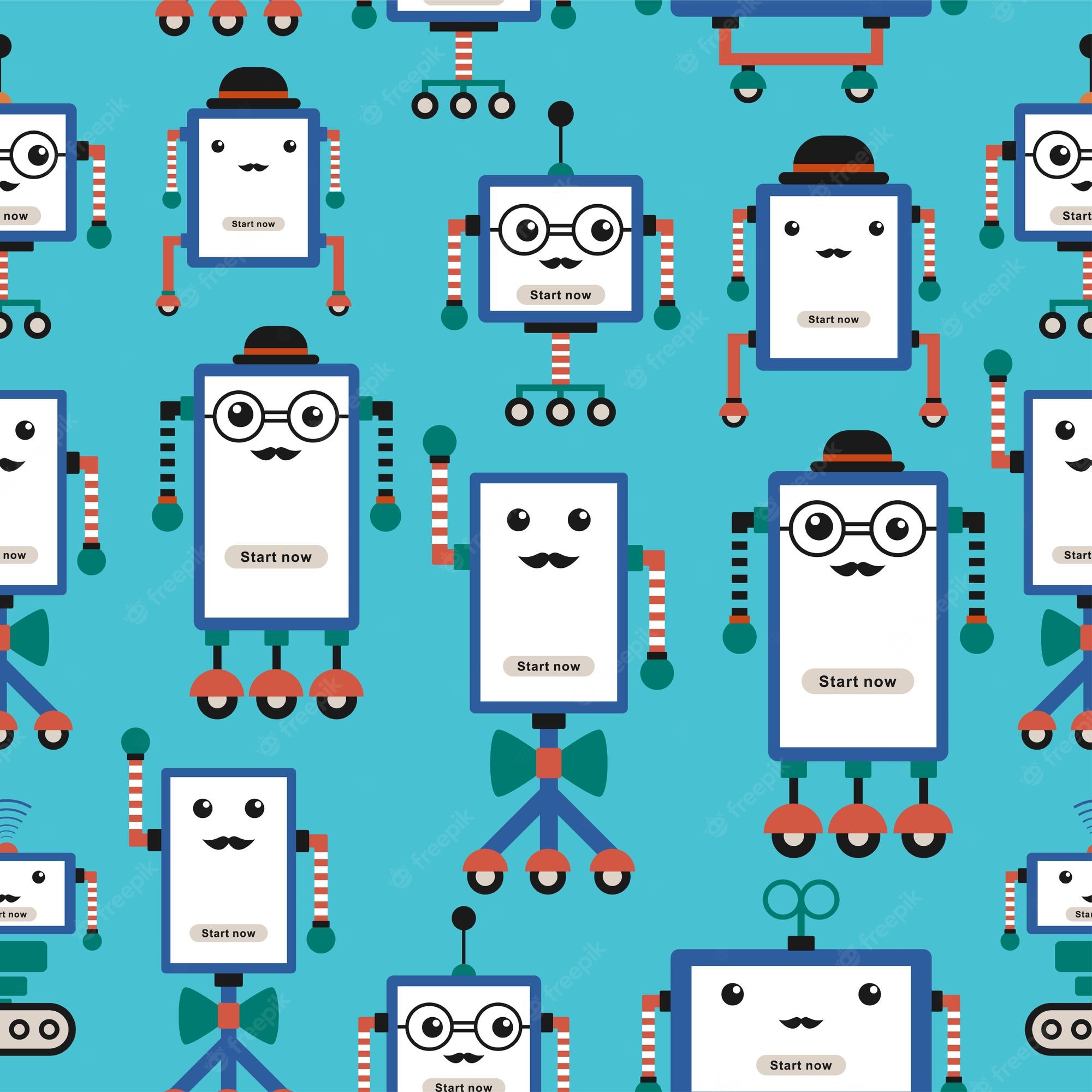 Robot Vintage Wallpapers