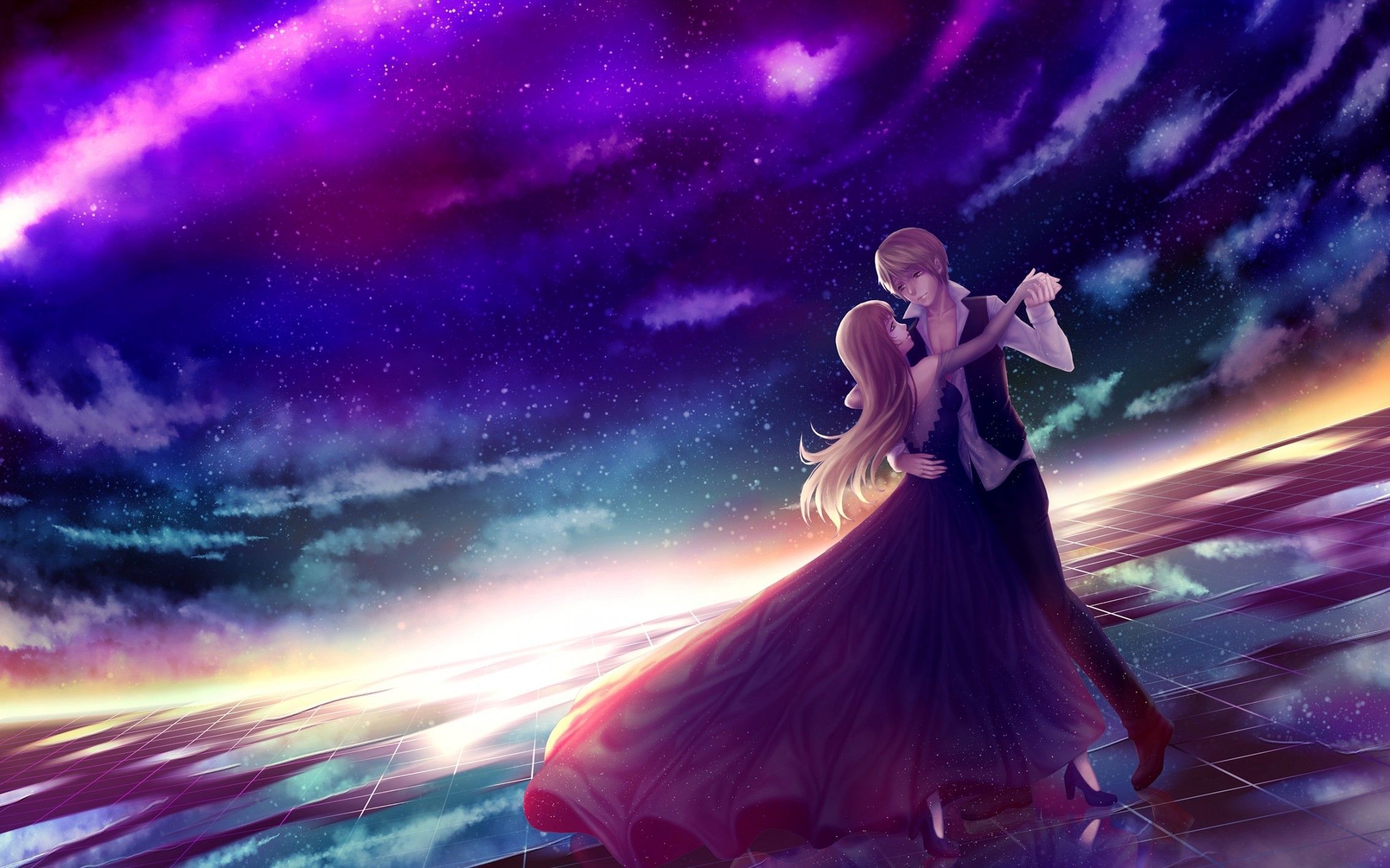 Romantic Animated Love Couple Wallpapers