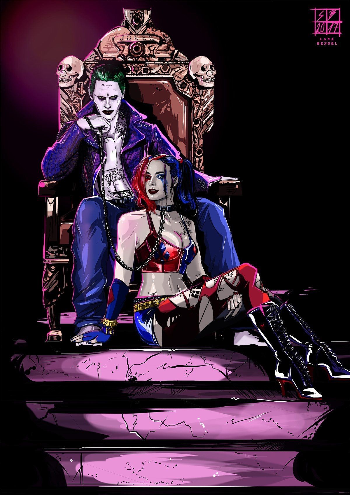 Romantic Joker And Harley Quinn Love Wallpapers