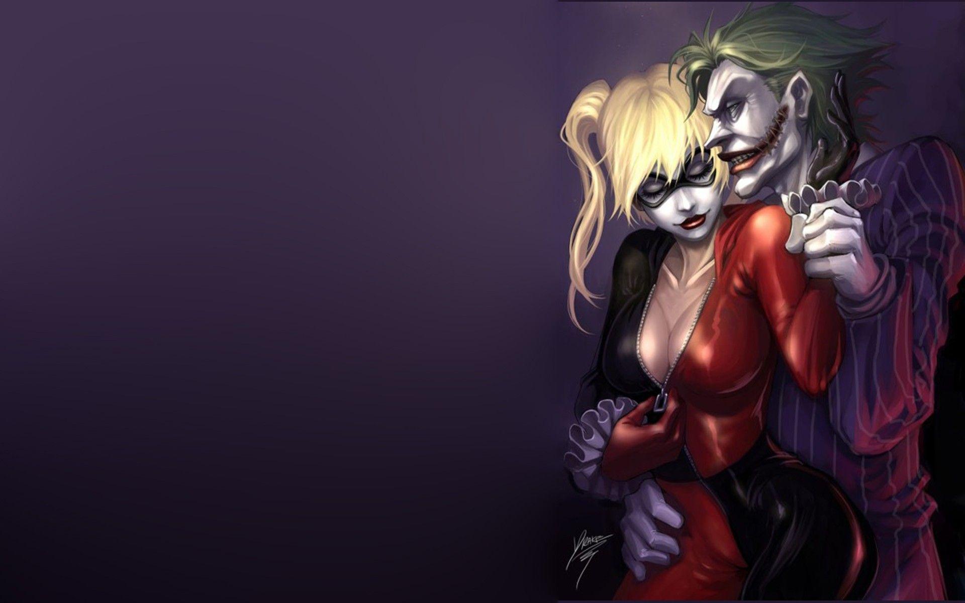 Romantic Joker And Harley Quinn Love Wallpapers