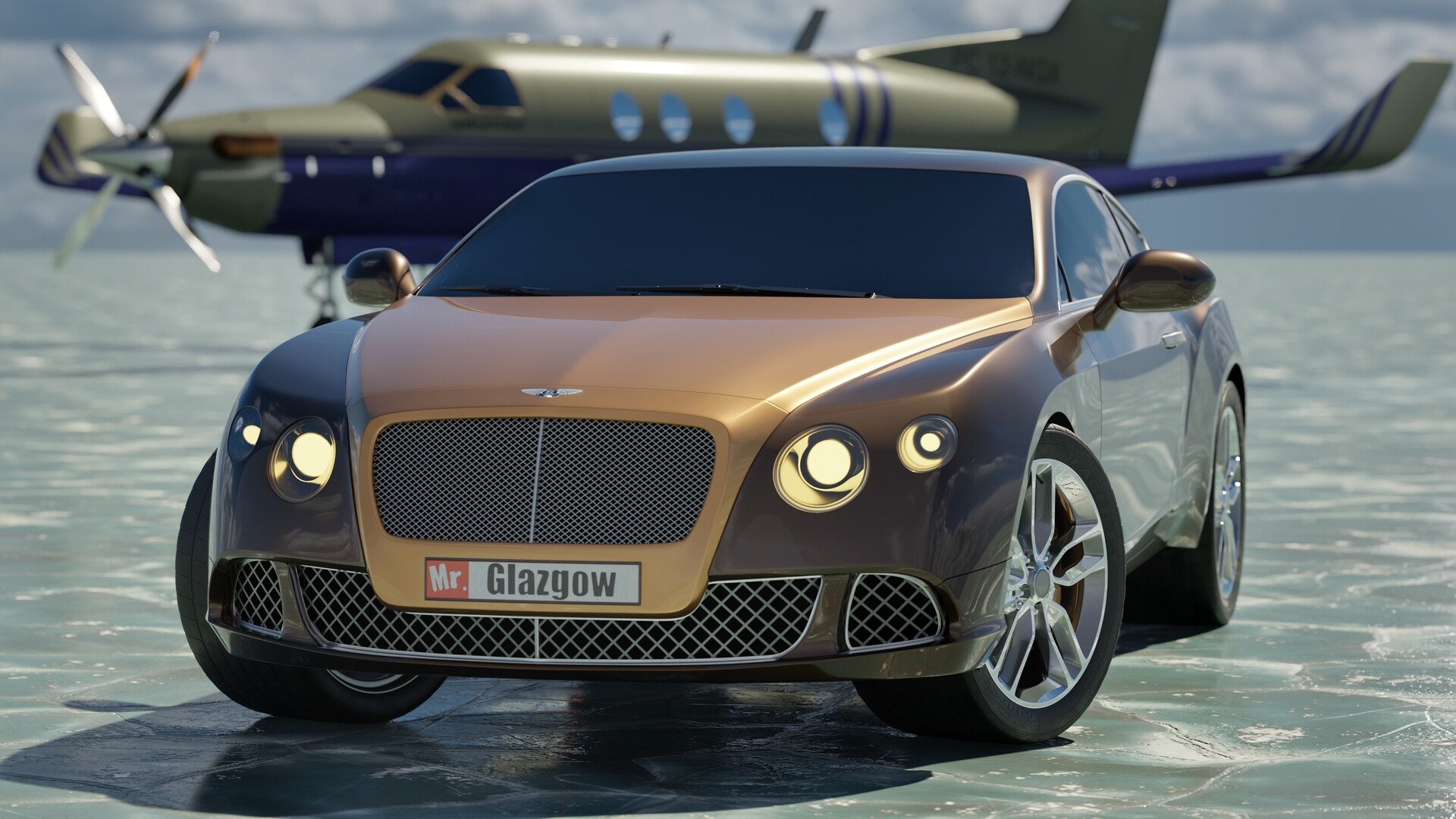 Rose Gold Bentley Wallpapers