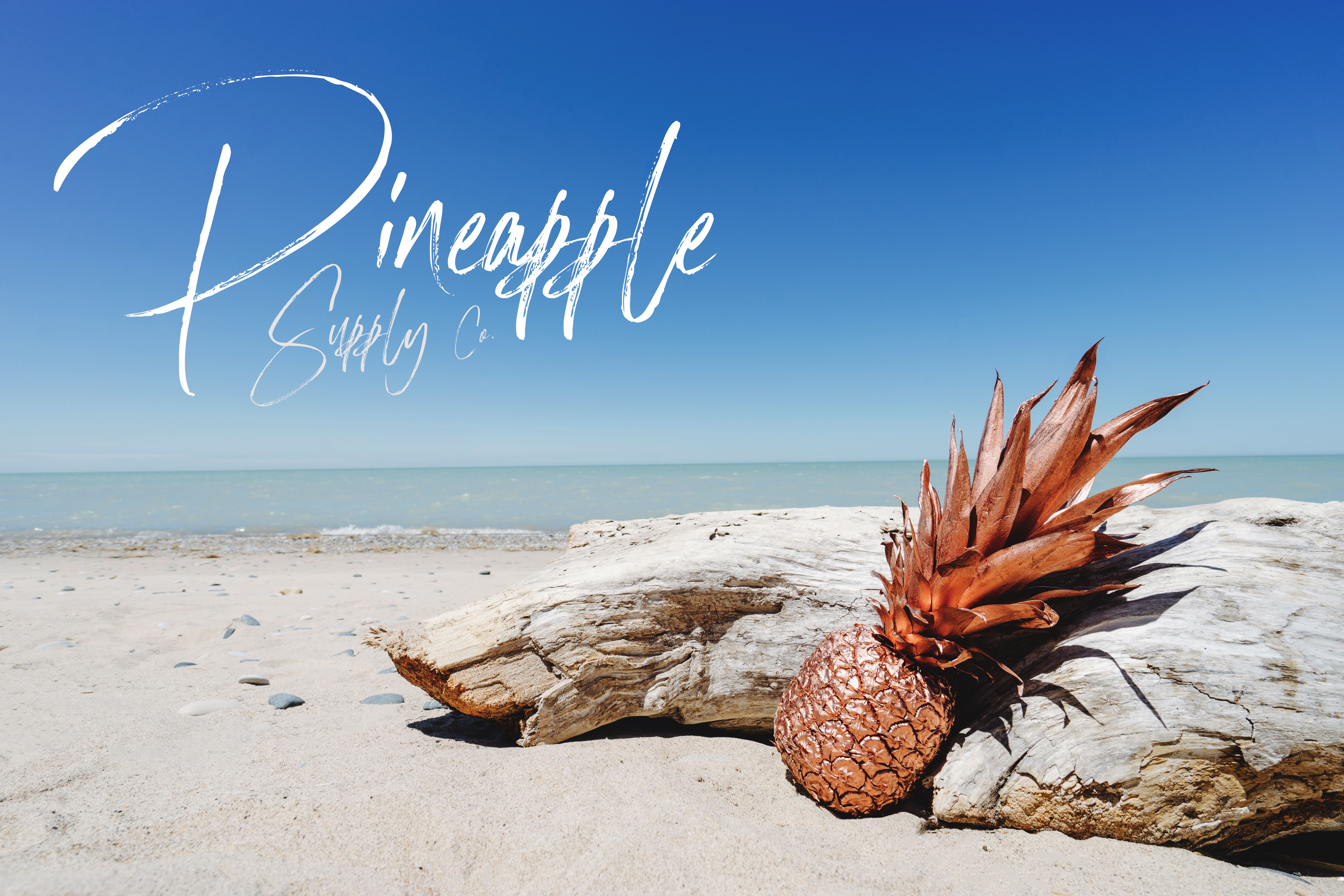 Rose Gold Cute Pineapple Wallpapers