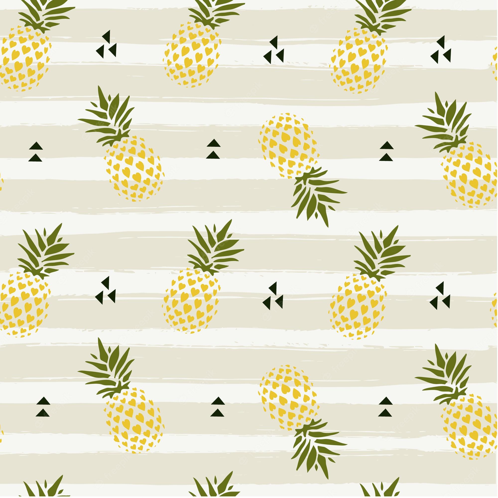 Rose Gold Cute Pineapple Wallpapers