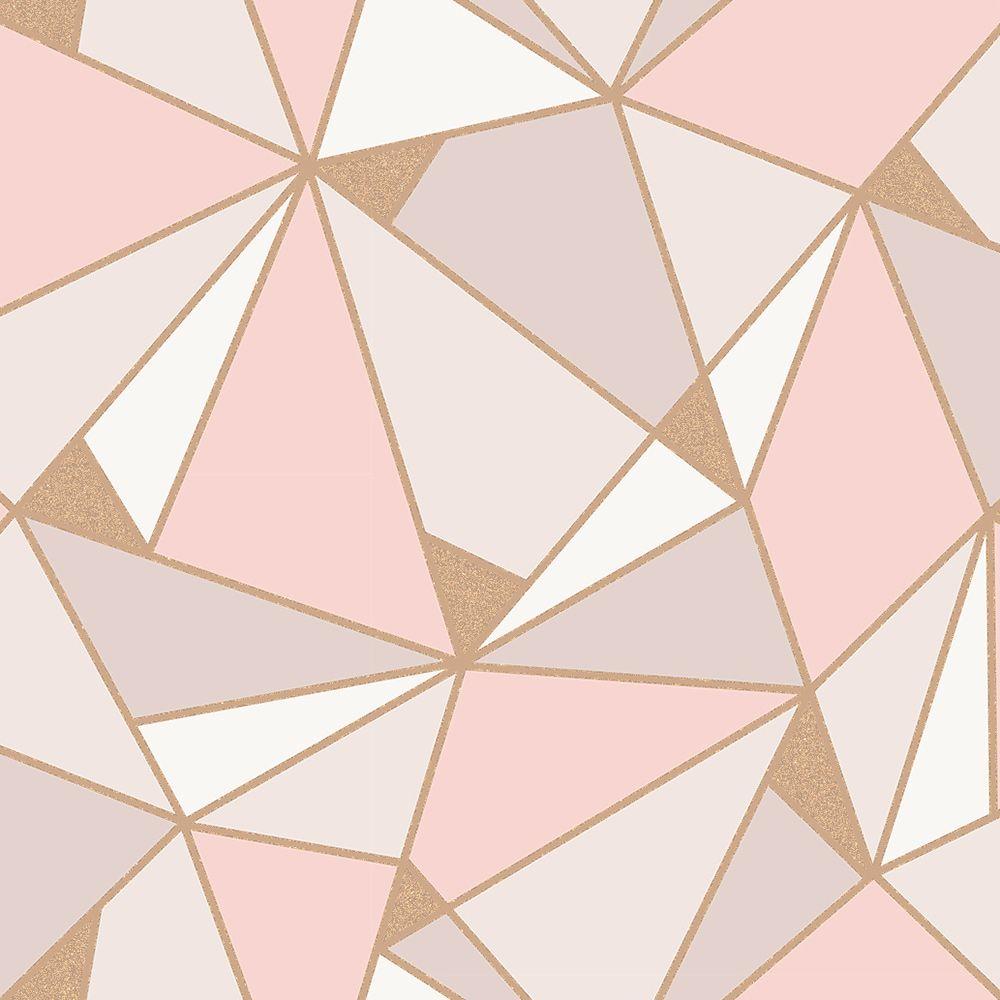 Rose Gold Pink Minimalist Wallpapers