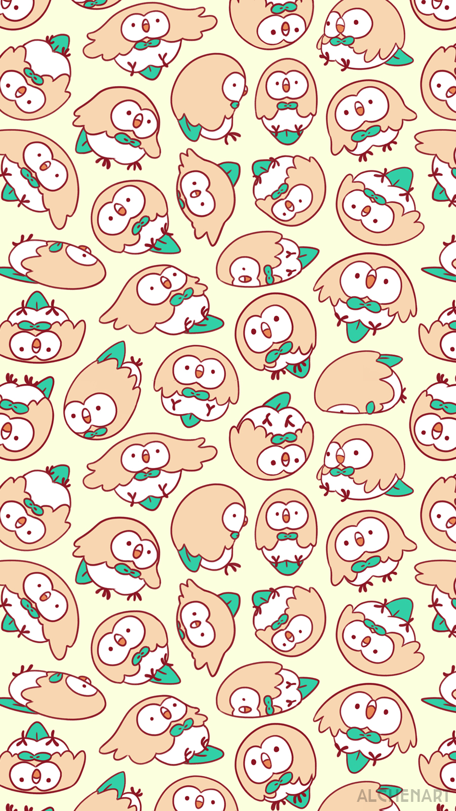 Rowlet Iphone Wallpapers