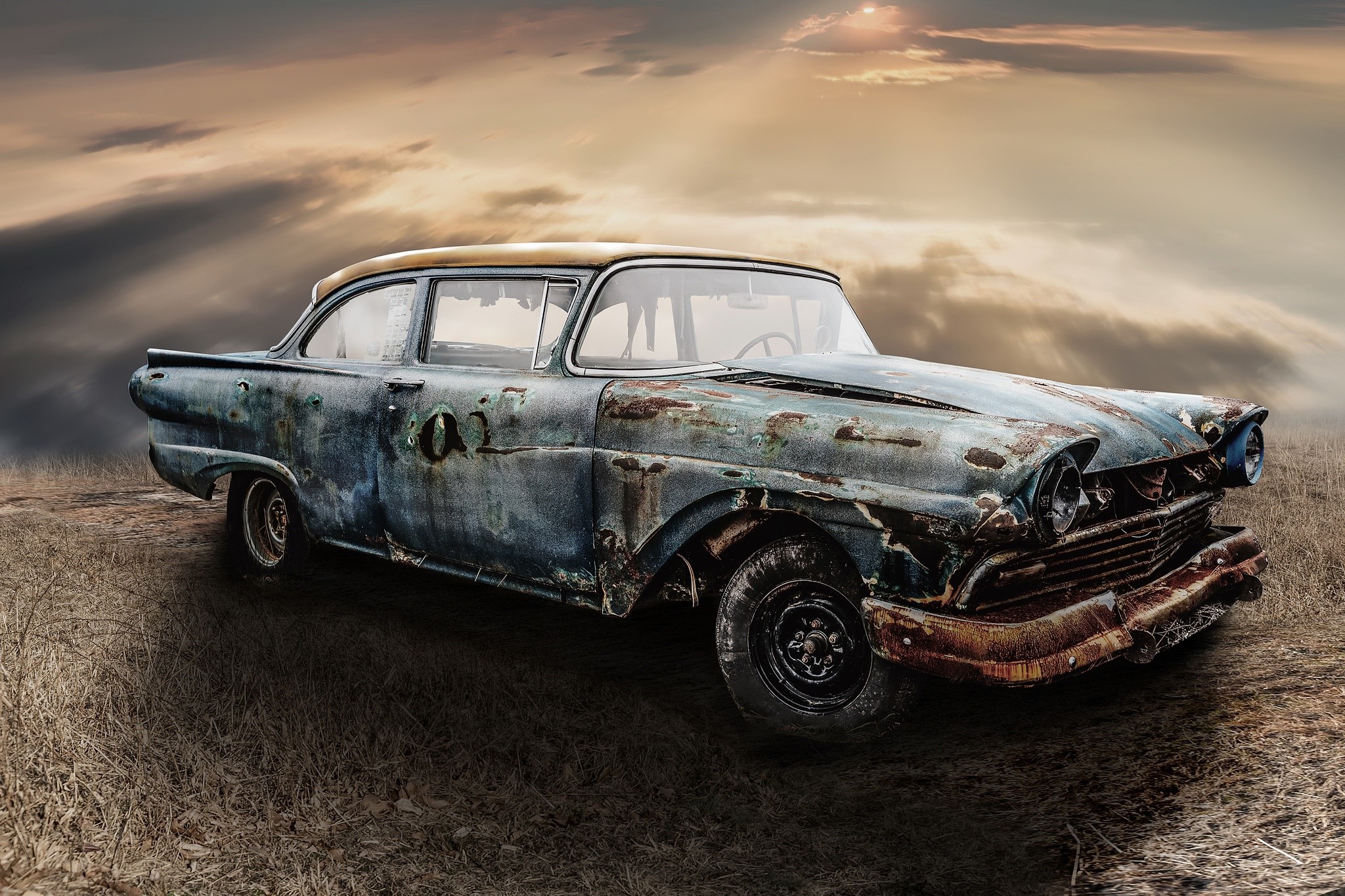 Rusty Old Car Wallpapers