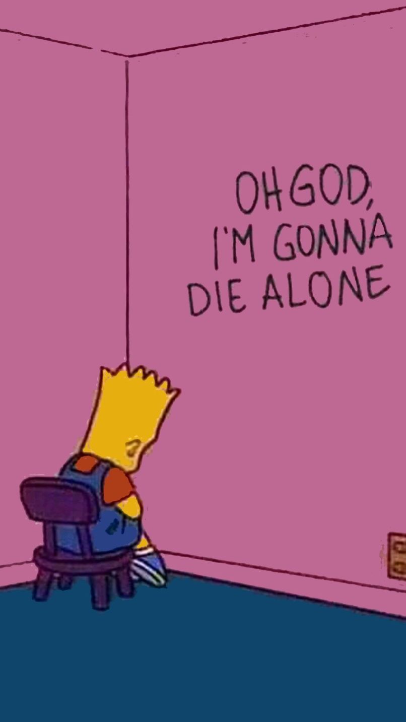 Sad Simpsons Aesthetic Wallpapers