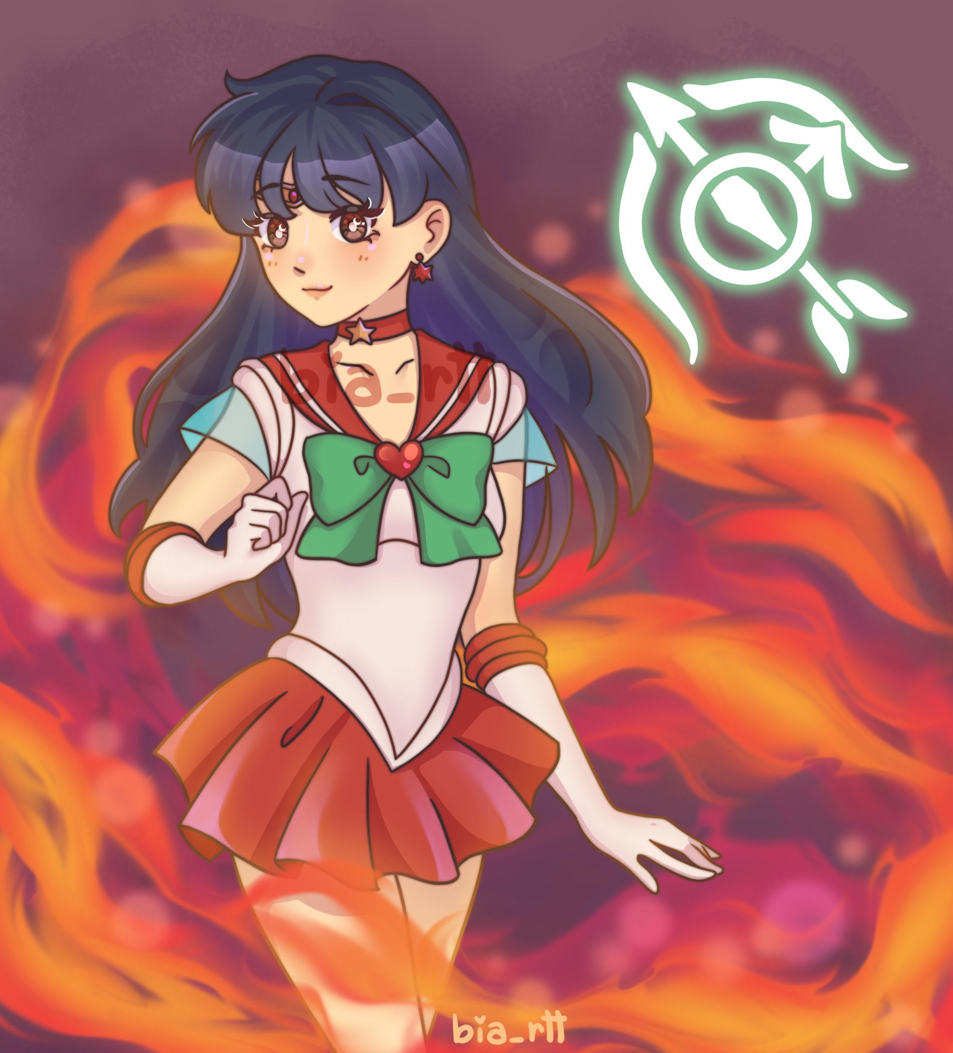 Sailor Mars Iphone Wallpapers