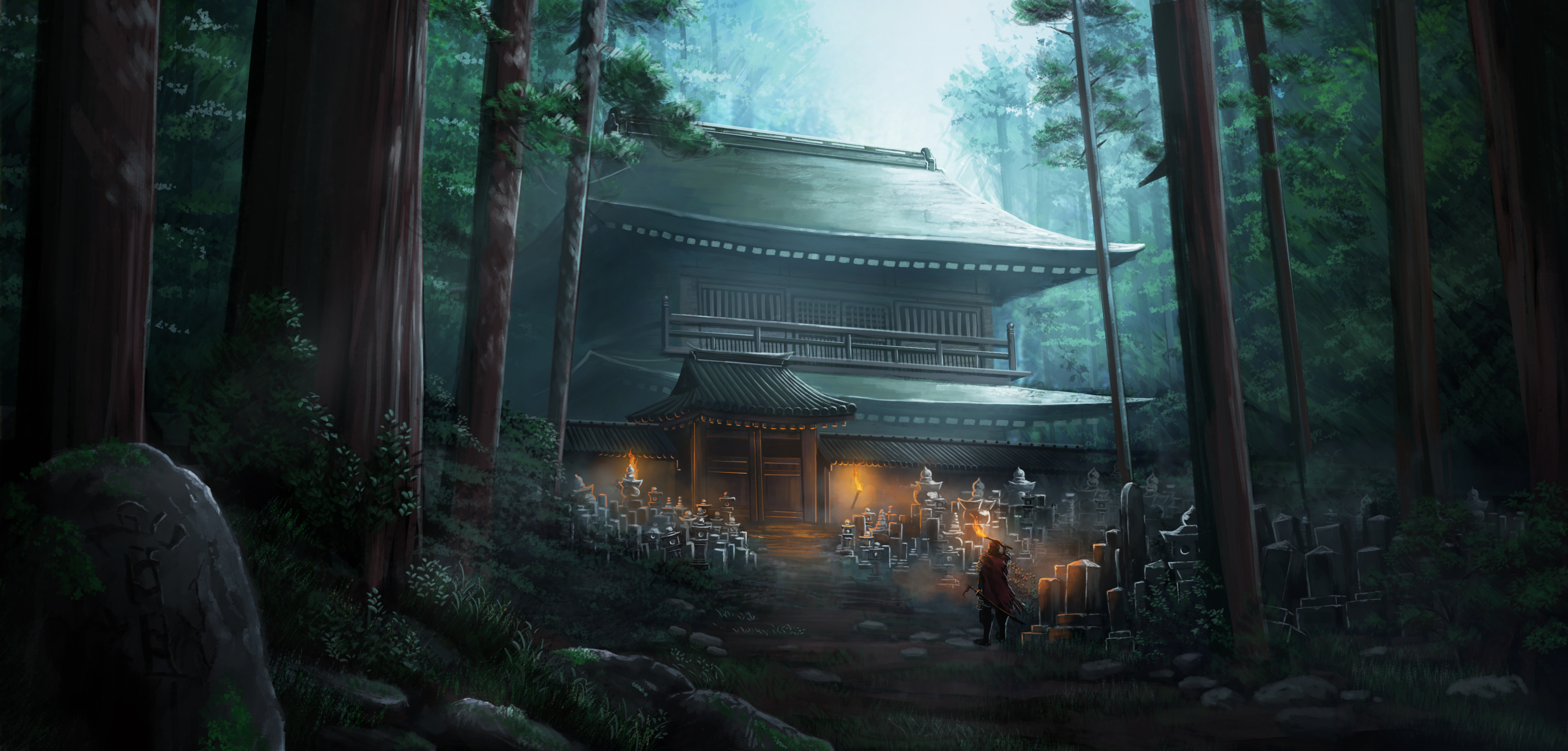 Samurai Landscape Wallpapers