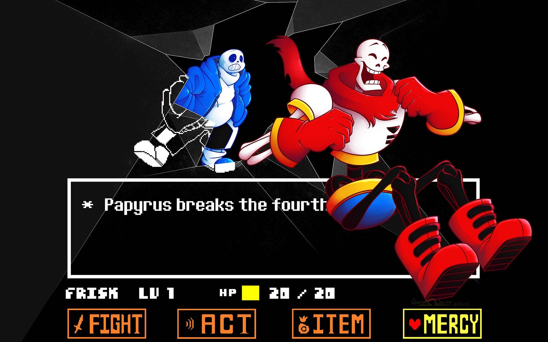 Sans And Papyrus Wallpapers