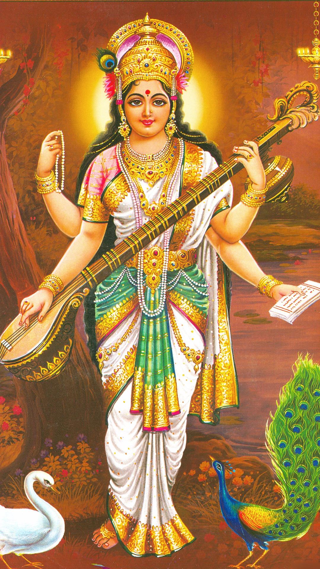 Saraswati Devi Images Wallpapers