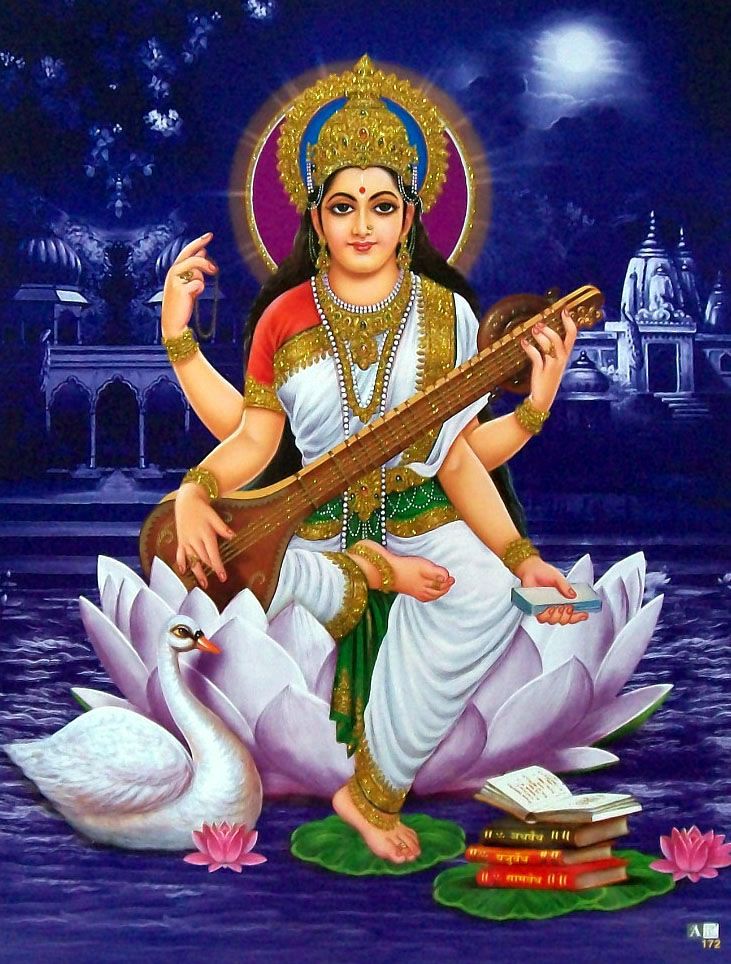 Saraswati Devi Images Wallpapers