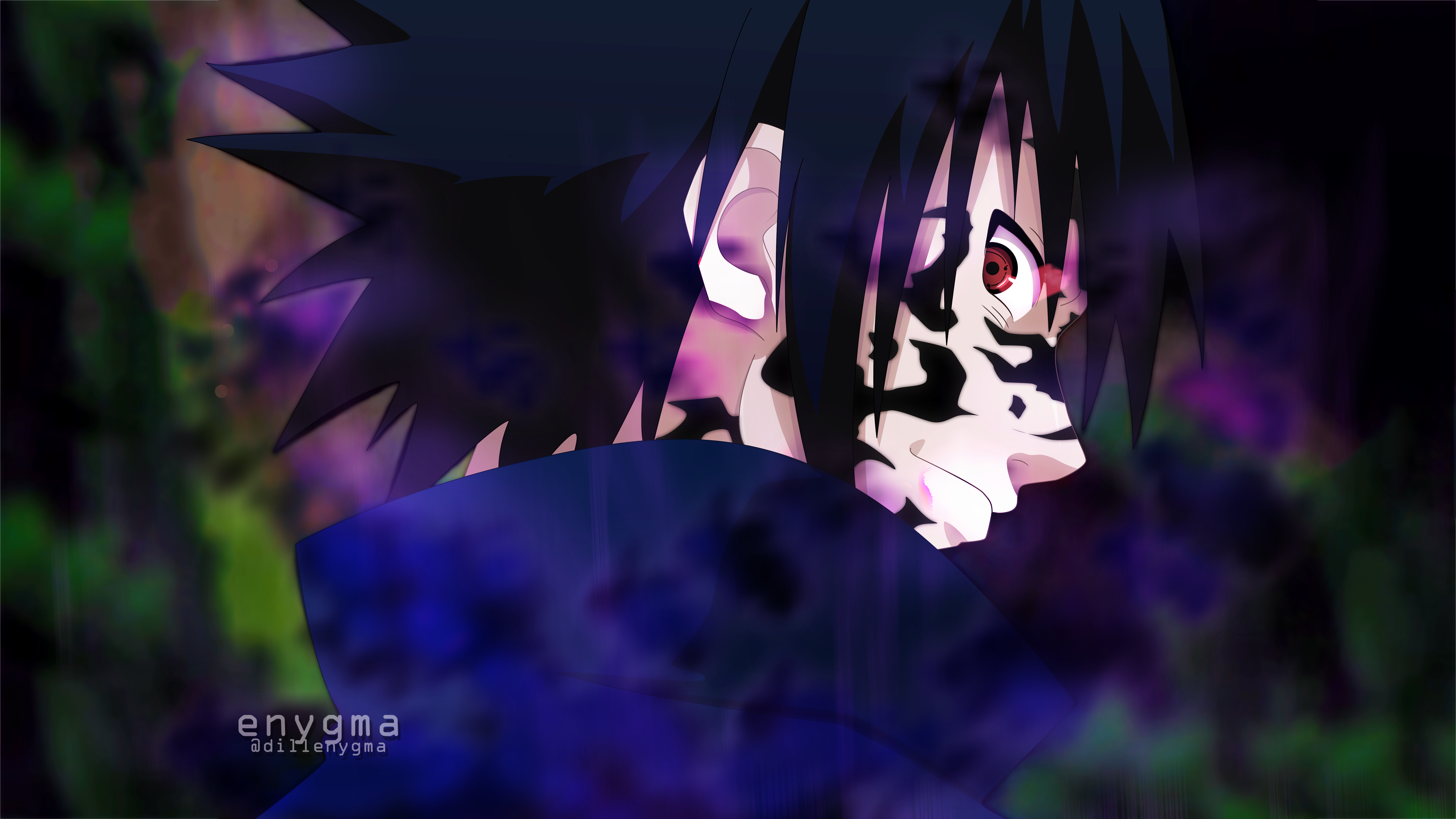 Sasuke Curse Mark Wallpapers