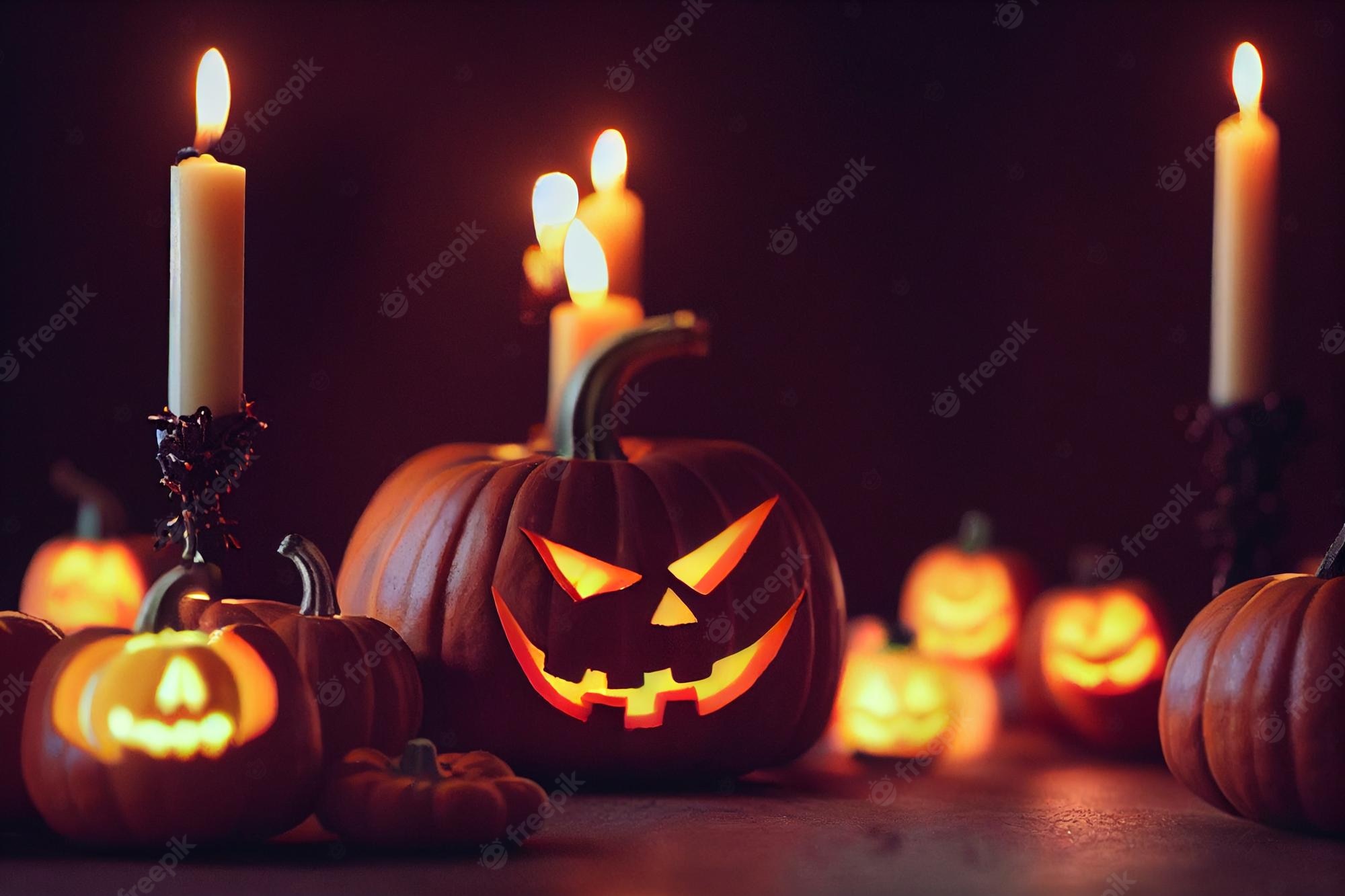 Scary Halloween Pumkin Wallpapers