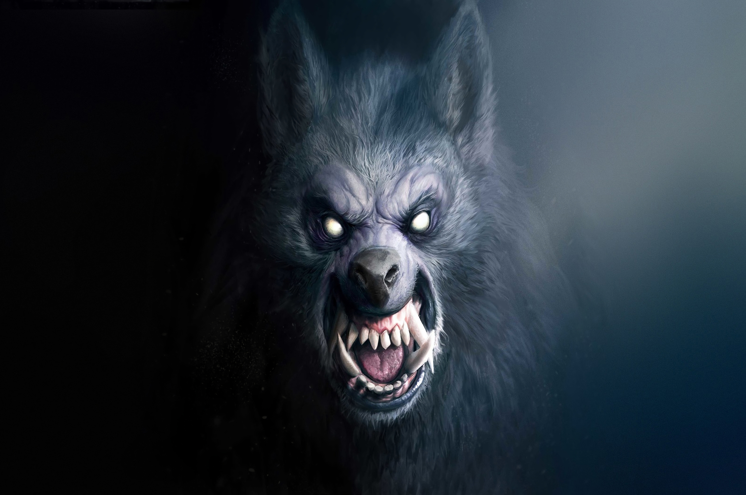 Scary Wolf Wallpapers