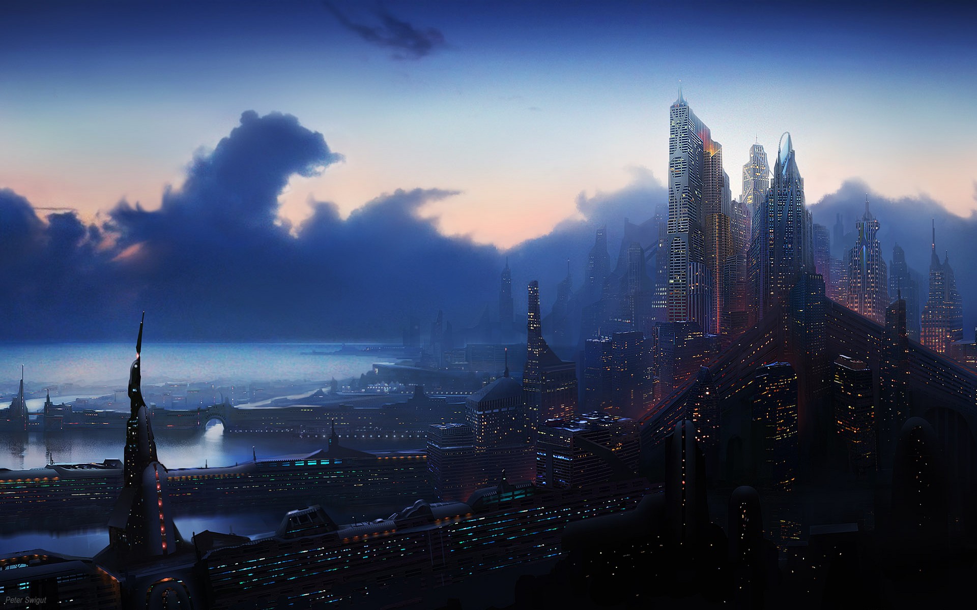 Sci Fi City Wallpapers