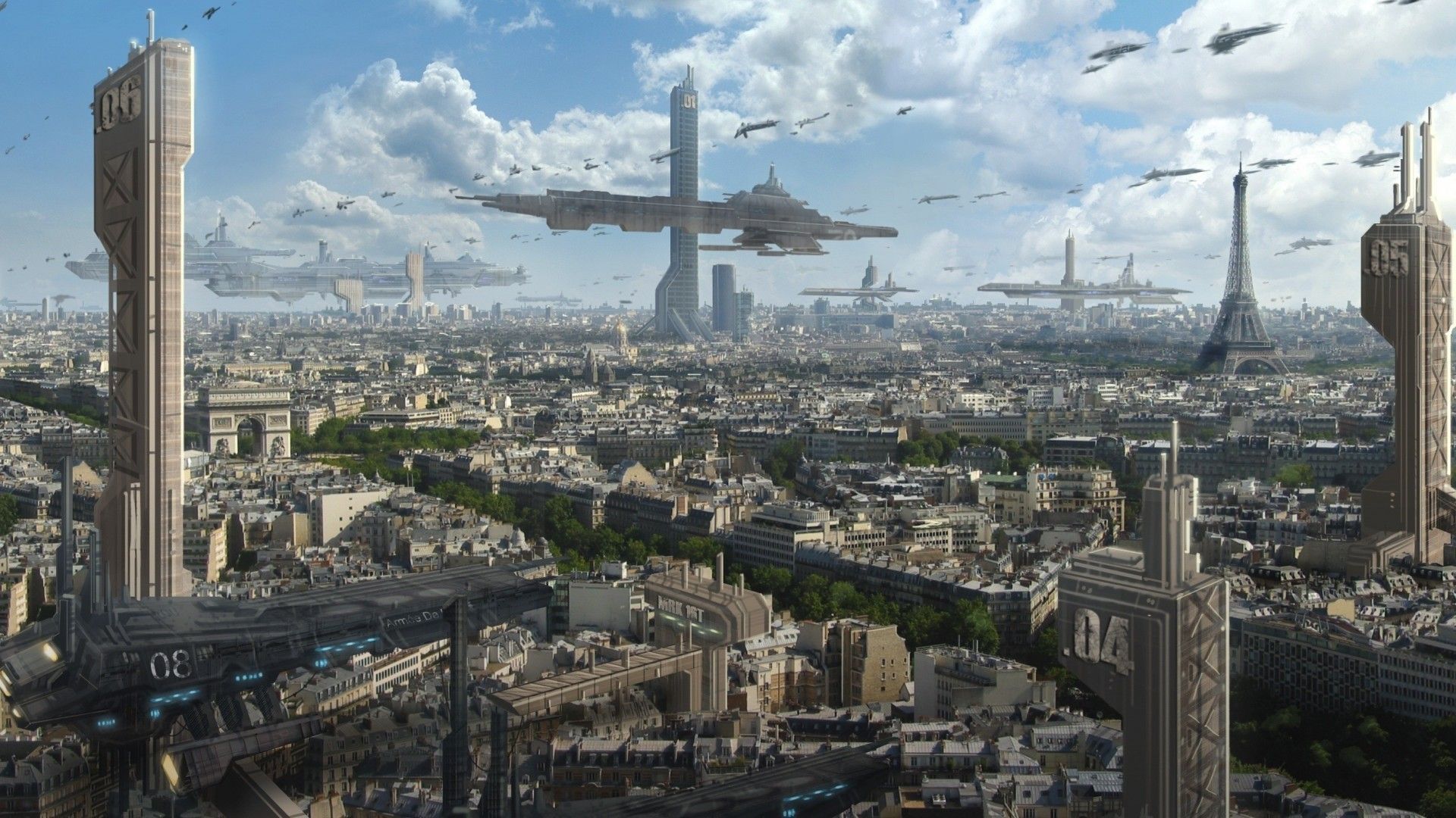 Sci Fi City Wallpapers