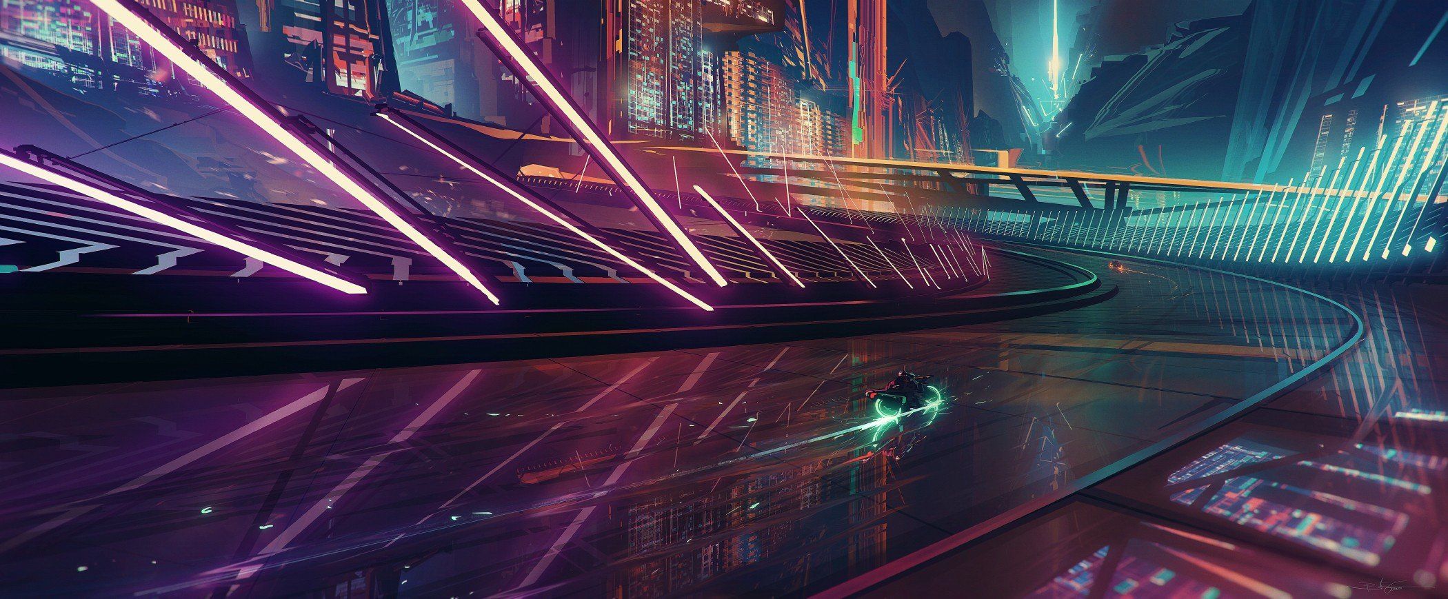 Sci Fi Road Wallpapers