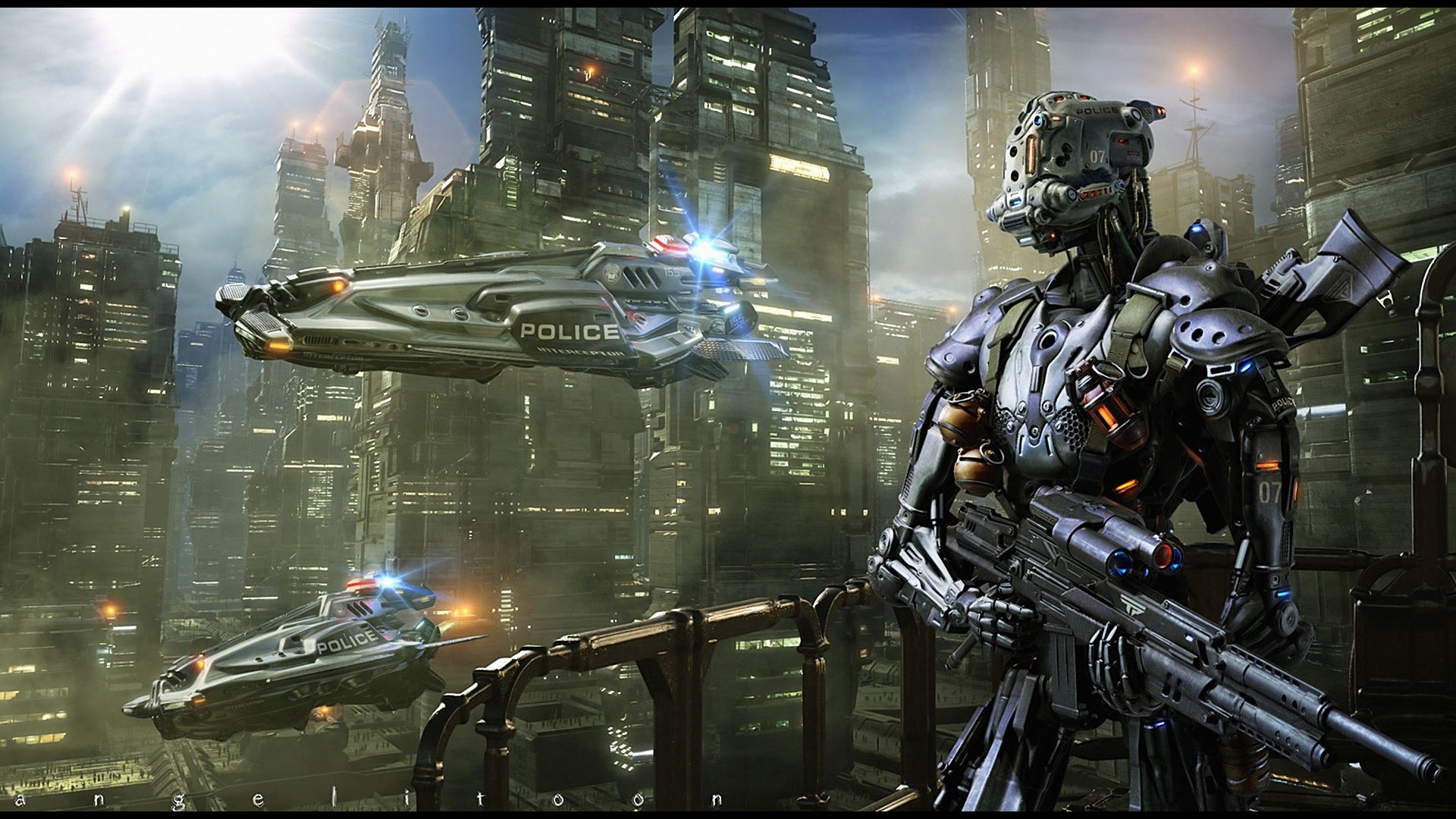 Sci Fi Robot Wallpapers