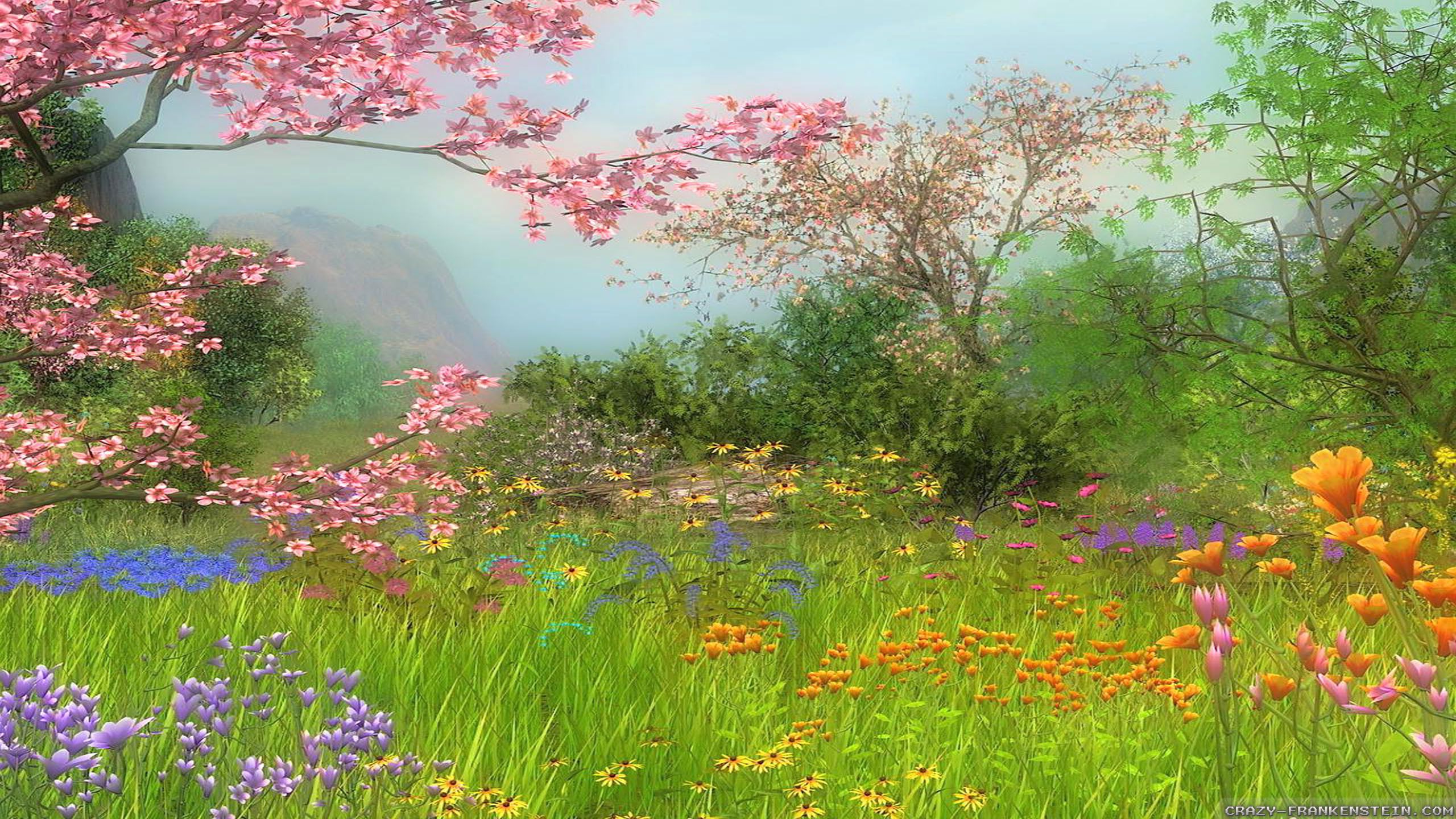 Screensavers Spring Scenes Wallpapers