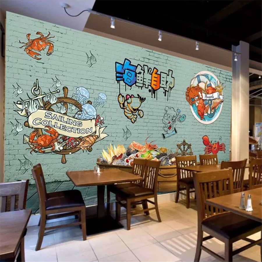 Seafood Restaurant Decoration Wallpapers