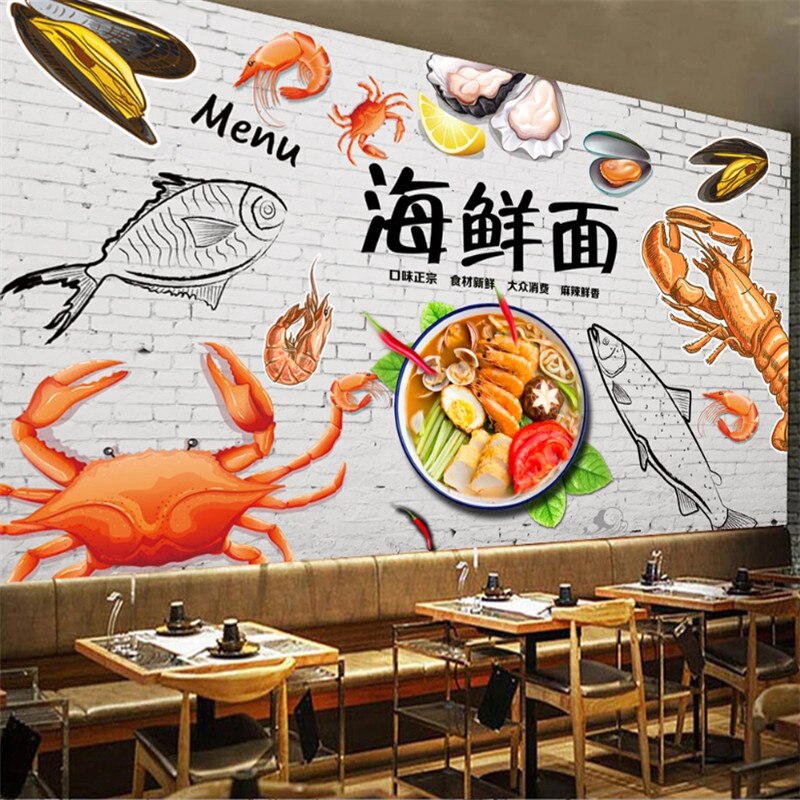 Seafood Restaurant Decoration Wallpapers