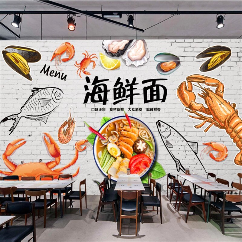 Seafood Restaurant Decoration Wallpapers