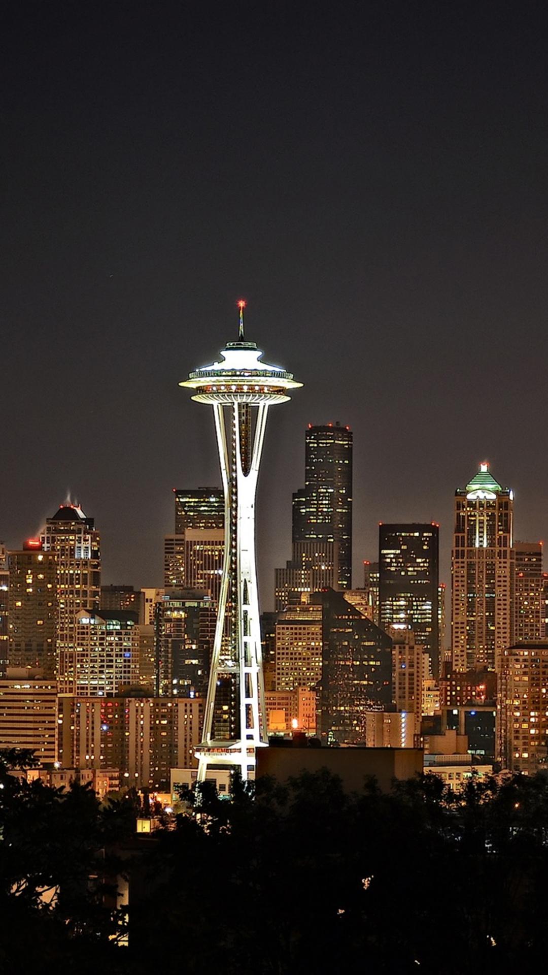 Seattle At Night Wallpapers