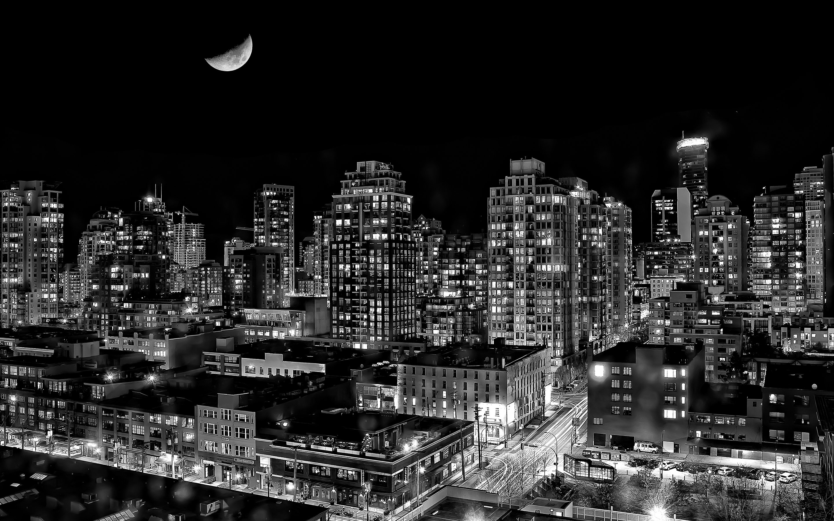 Seattle Black And White Wallpapers