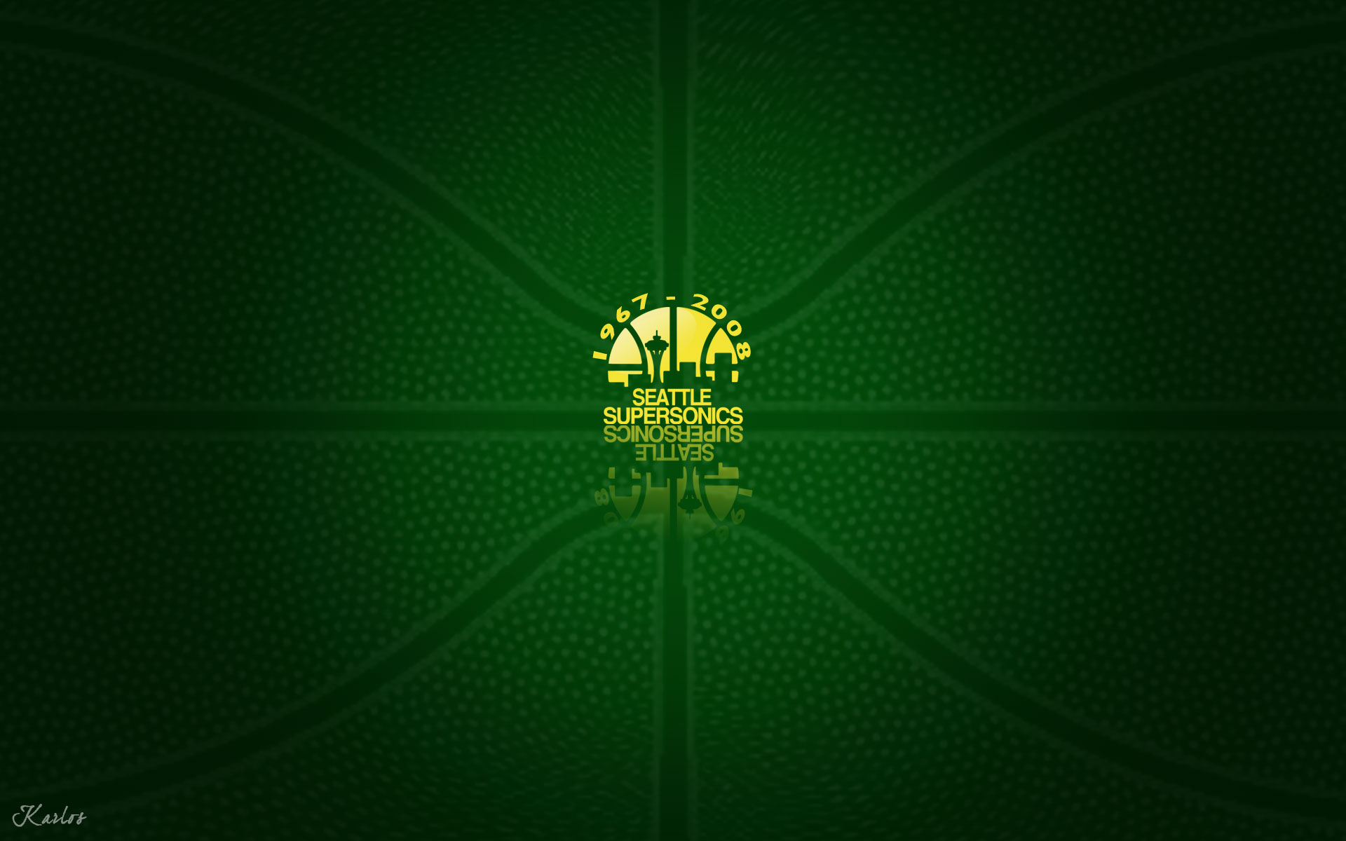 Seattle Sonics Logo Wallpapers