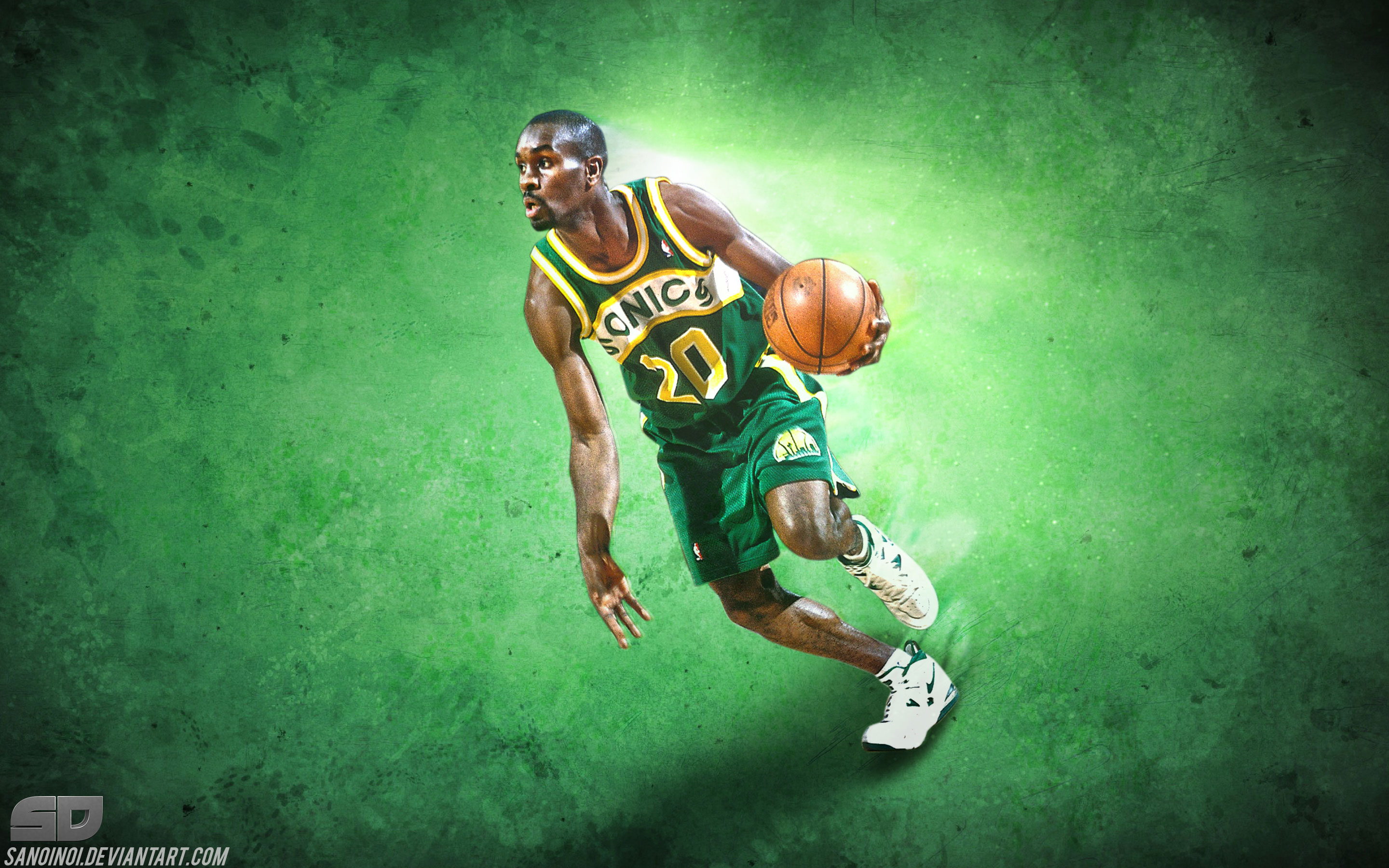 Seattle Sonics Logo Wallpapers