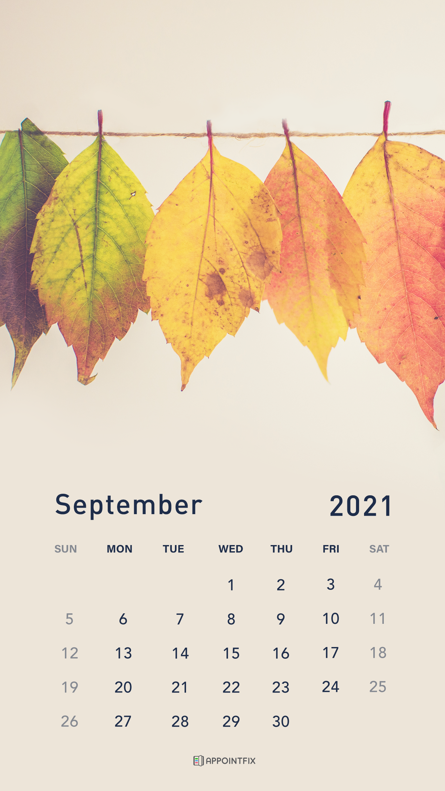 September 2021 Calendar Wallpapers