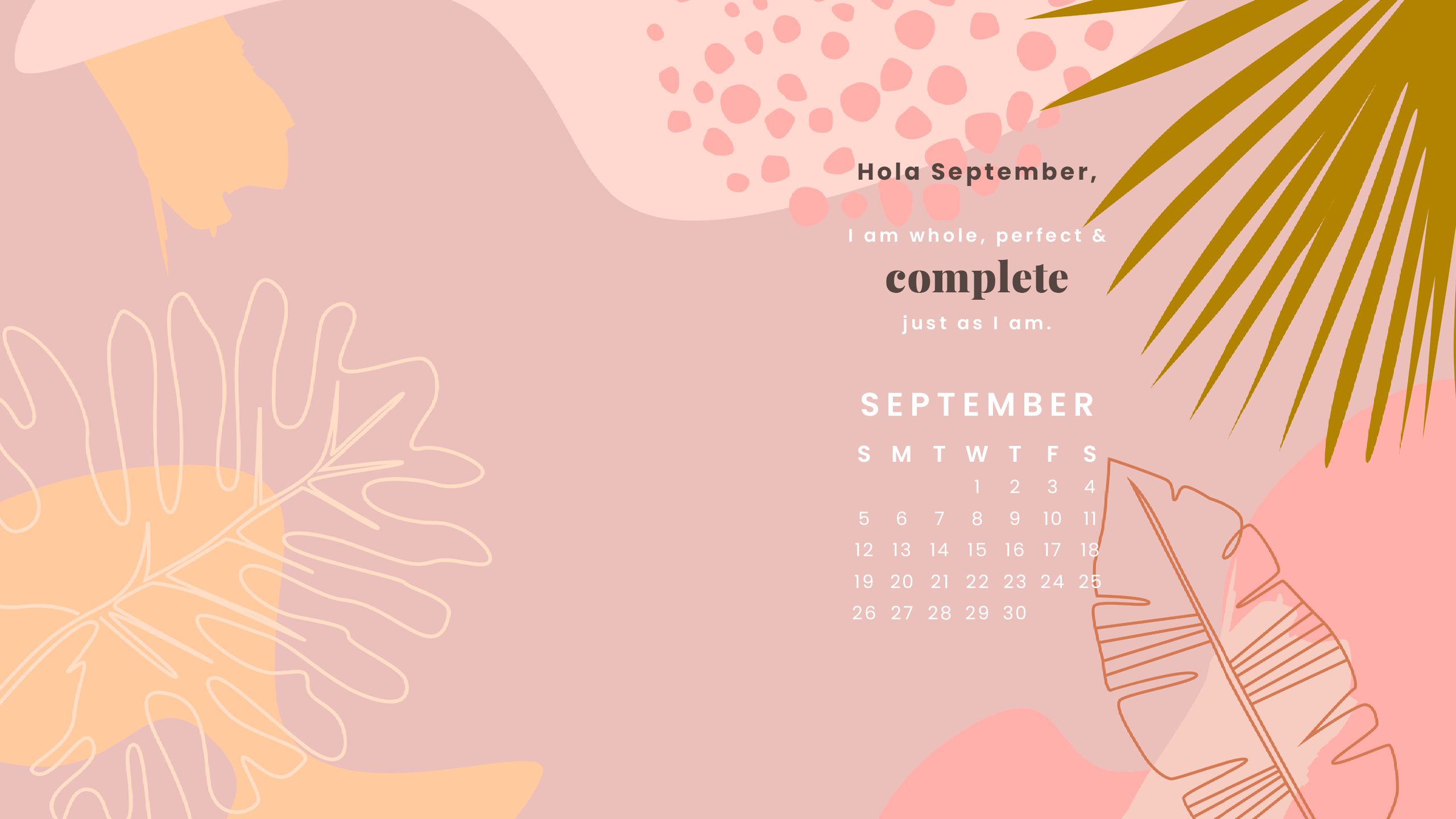 September 2021 Calendar Wallpapers