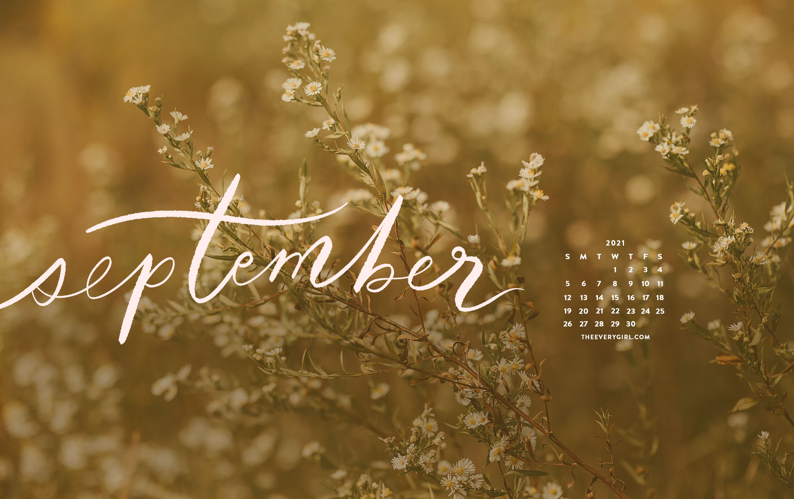 September 2021 Calendar Wallpapers