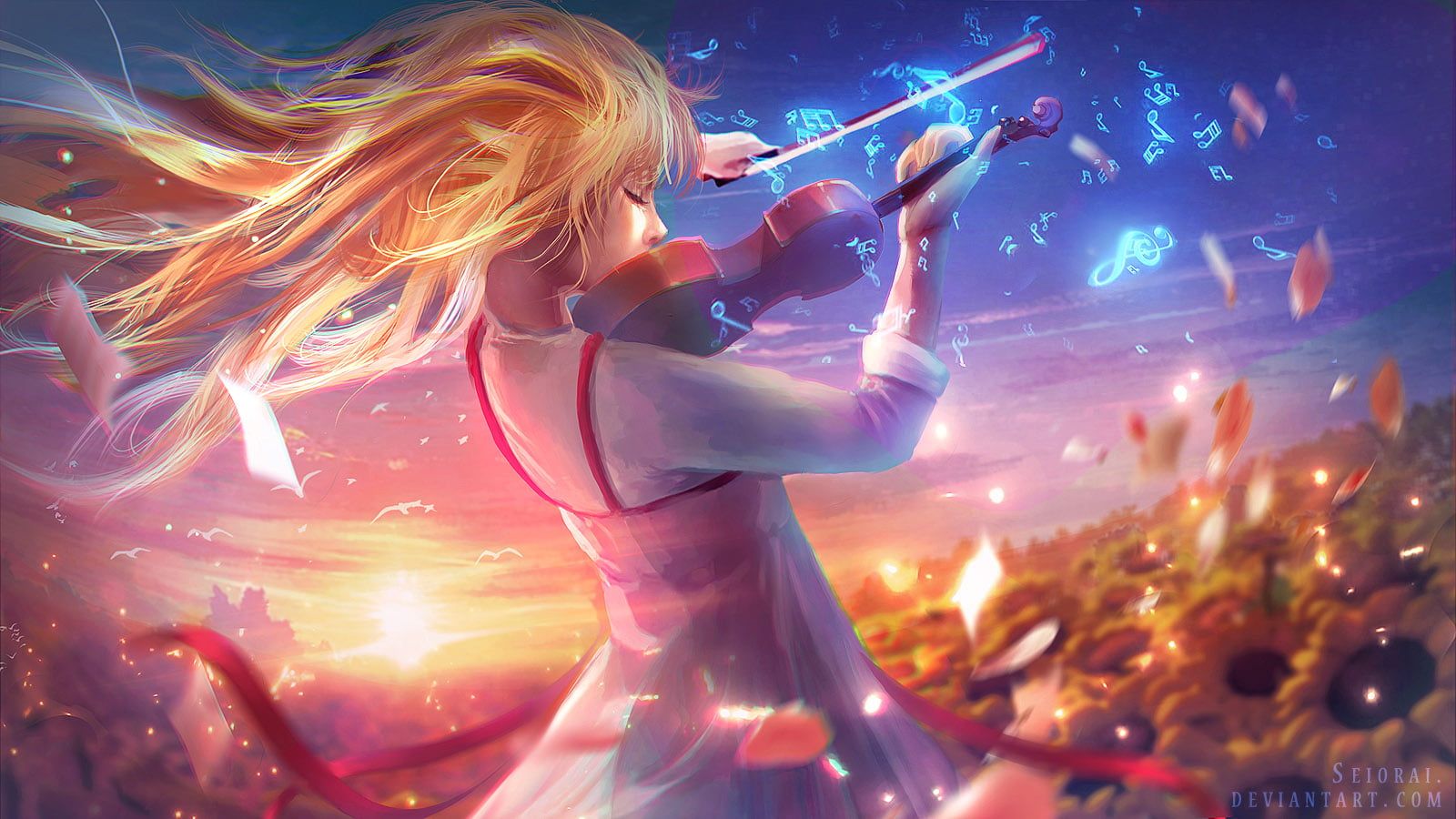 Shigatsu Wa Kimi No Uso 1080P Wallpapers