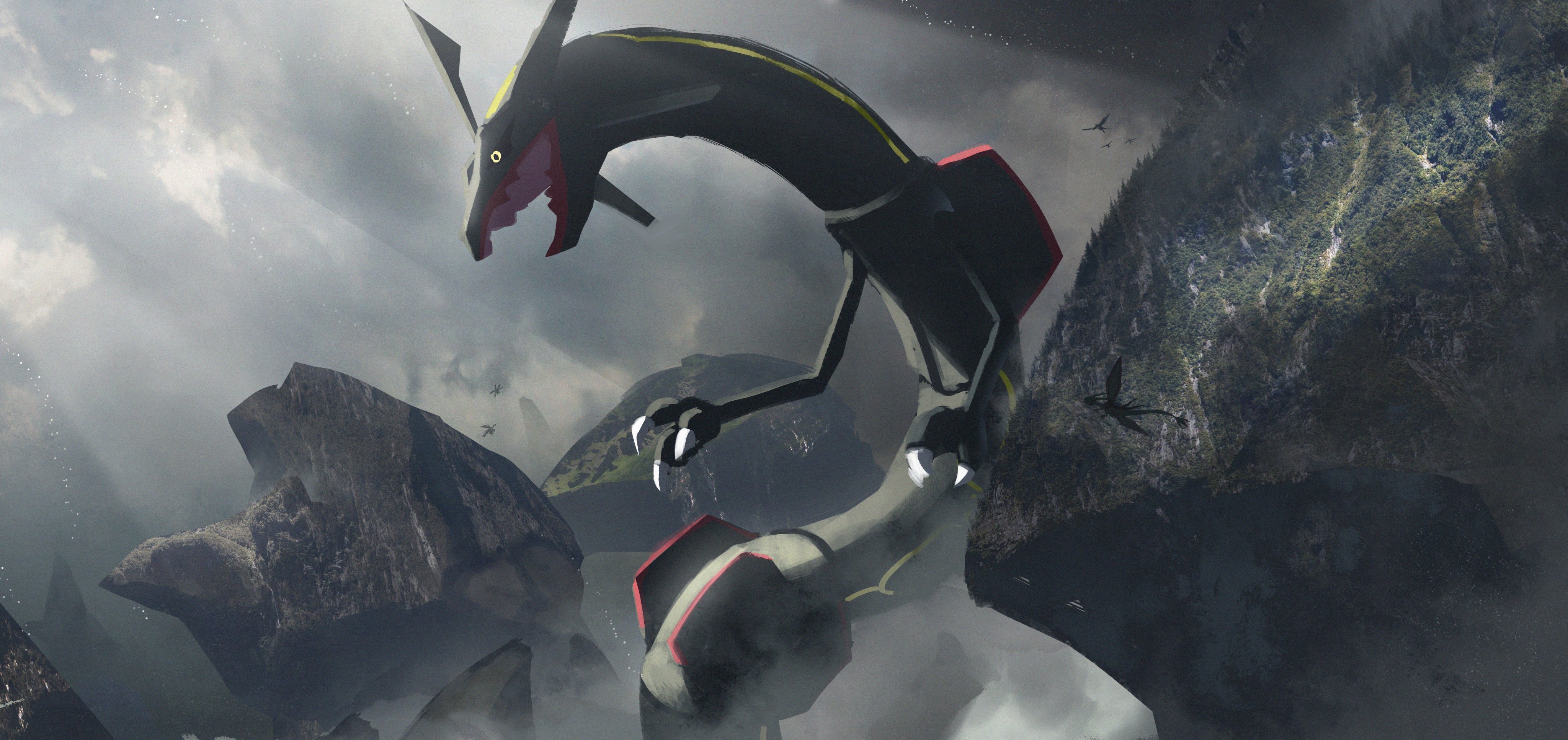 Shiny Rayquaza Wallpapers