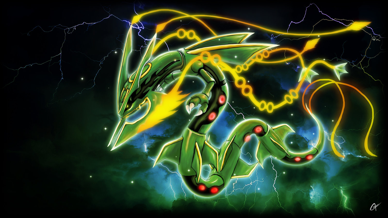 Shiny Rayquaza Wallpapers