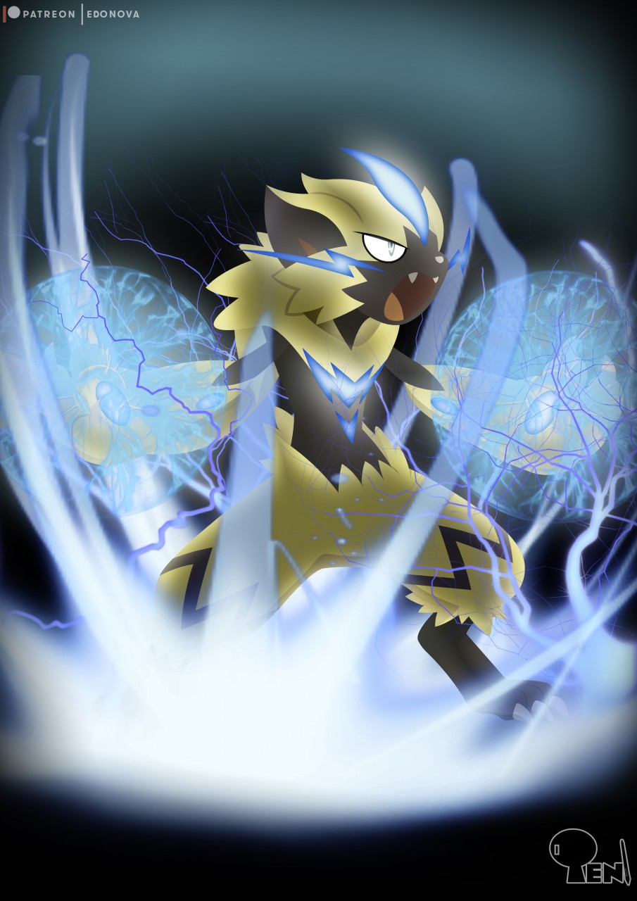 Shiny Zeraora Wallpapers