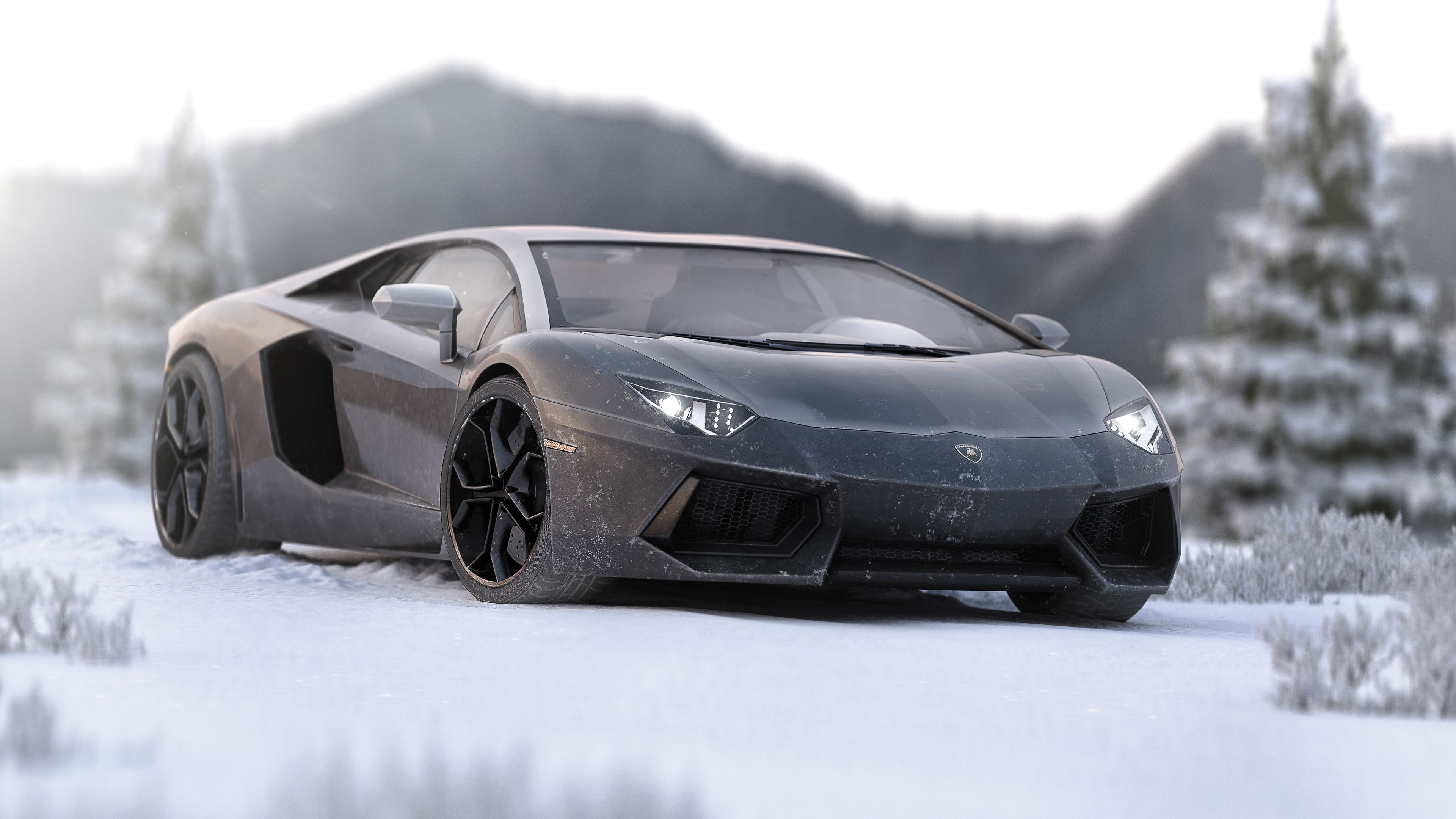 Silver Lamborghinis Wallpapers