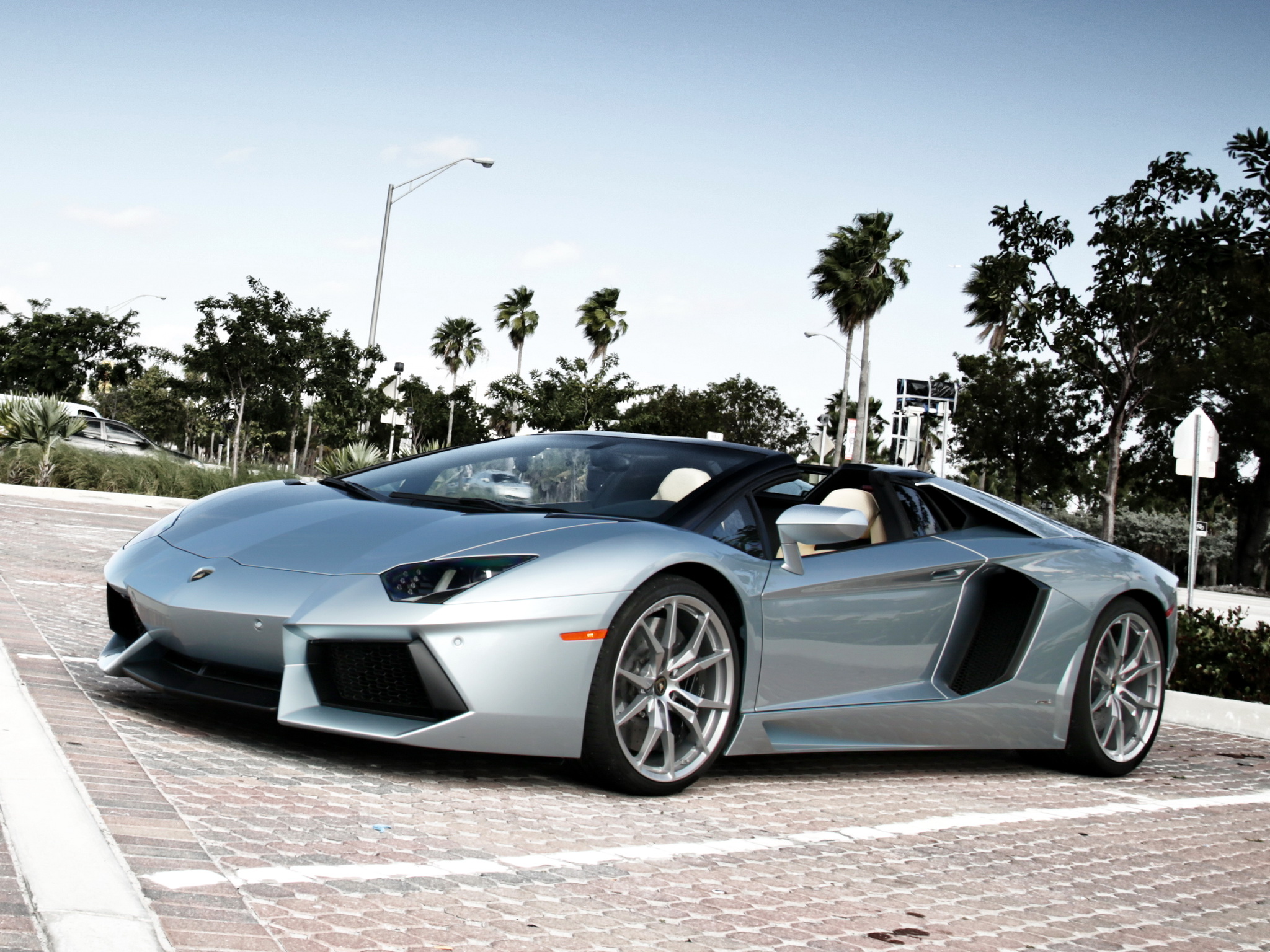 Silver Lamborghinis Wallpapers