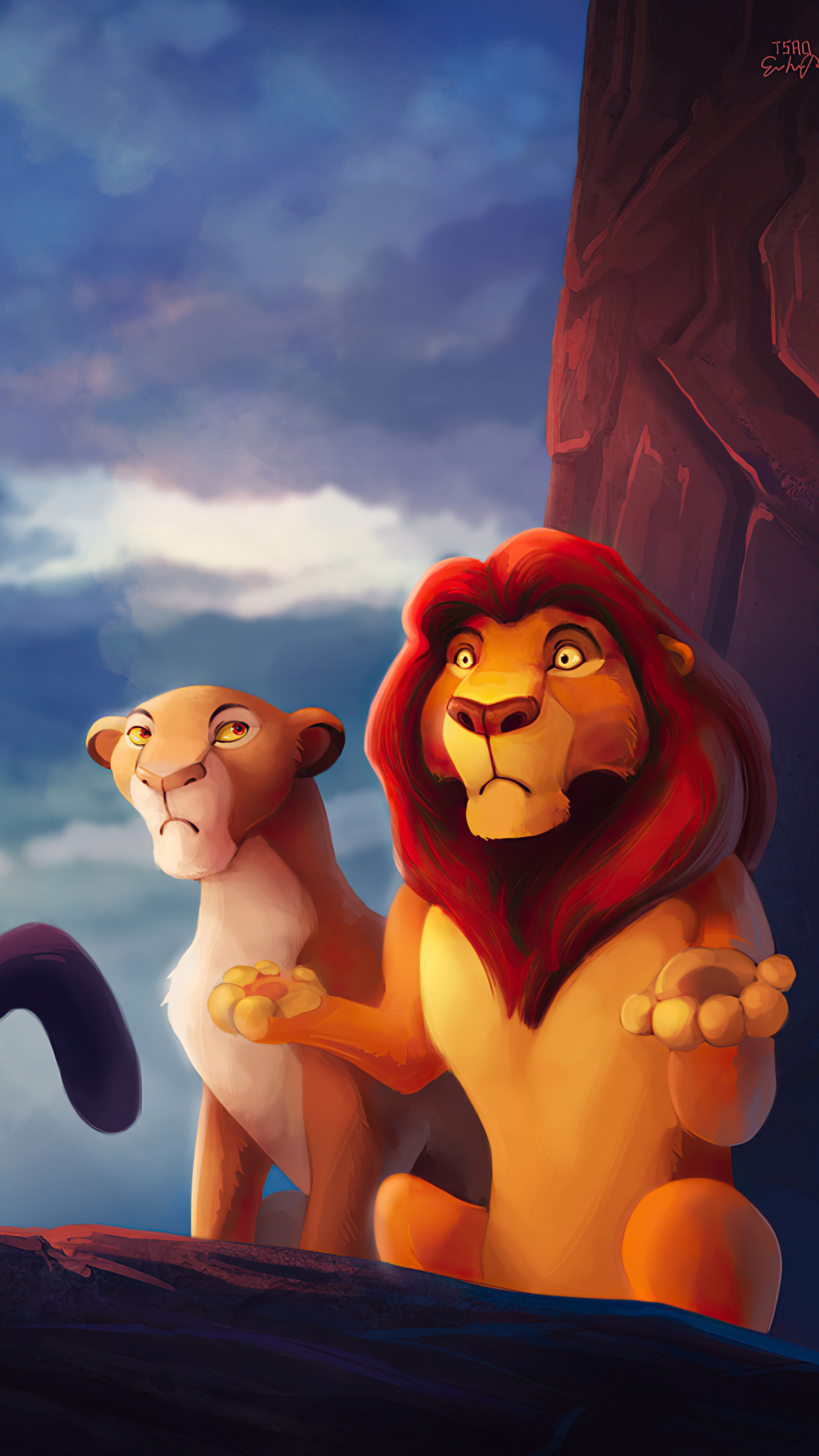 Simba Pumbaa And Timon On Log Wallpapers