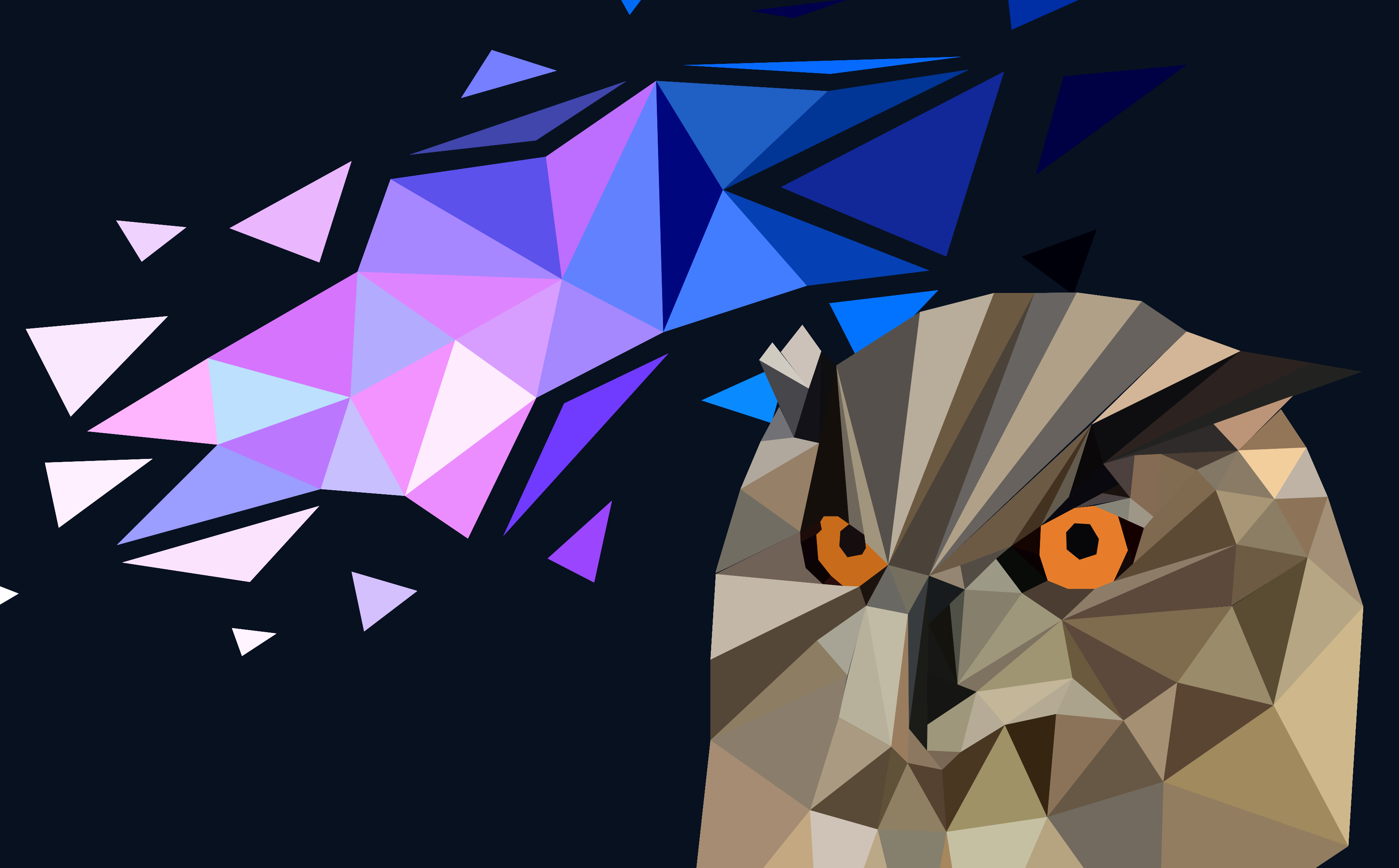 Simple Geometric Owl Wallpapers