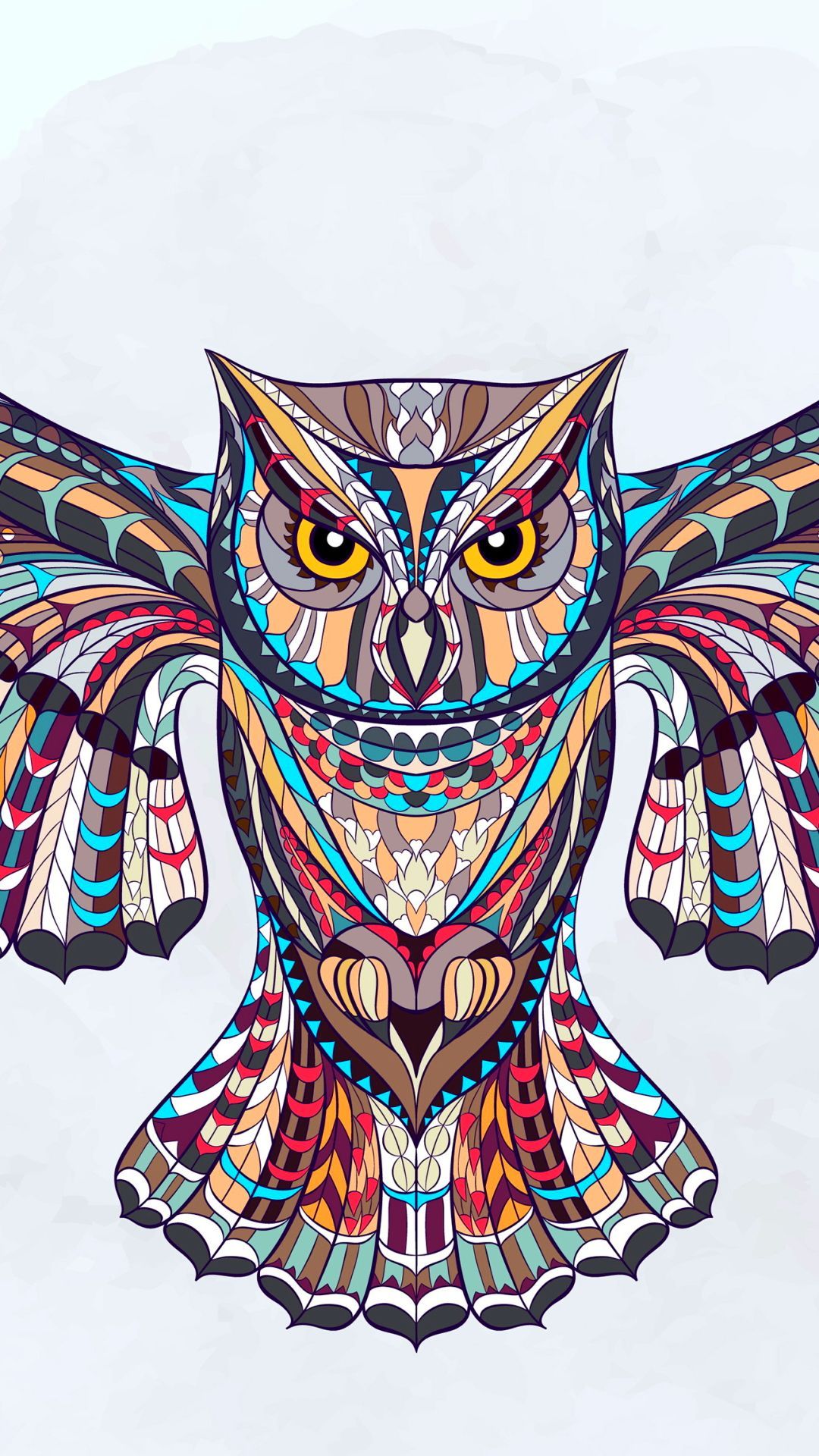 Simple Geometric Owl Wallpapers