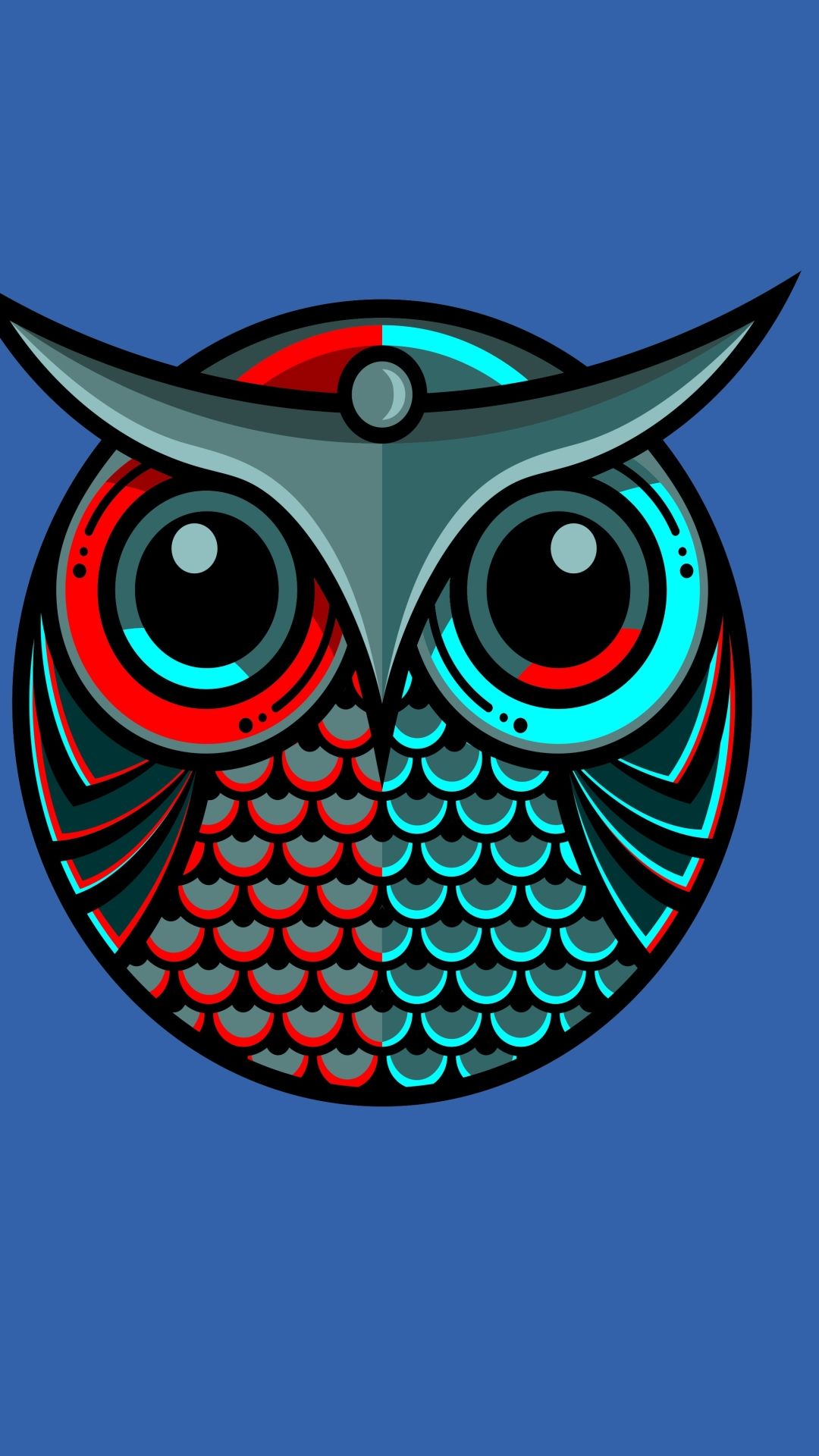 Simple Geometric Owl Wallpapers