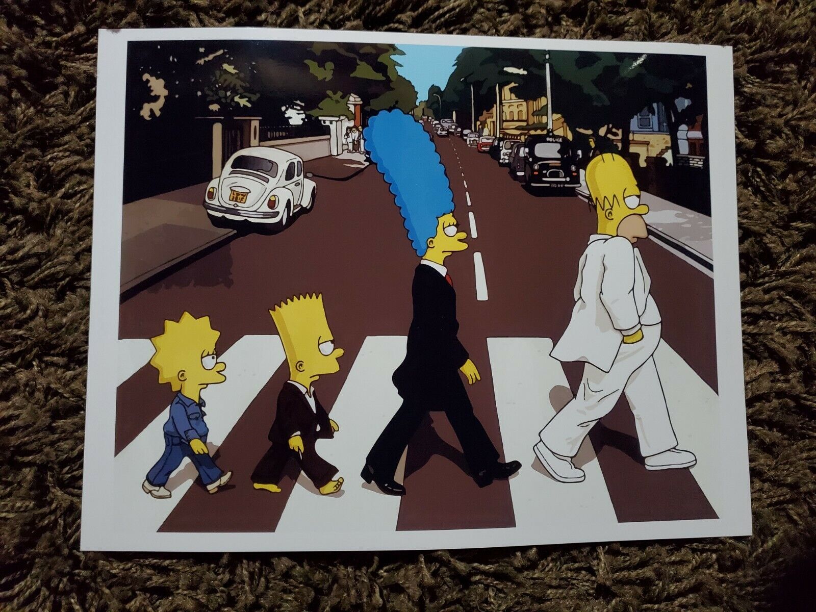 Simpsons Abbey Road Wallpapers