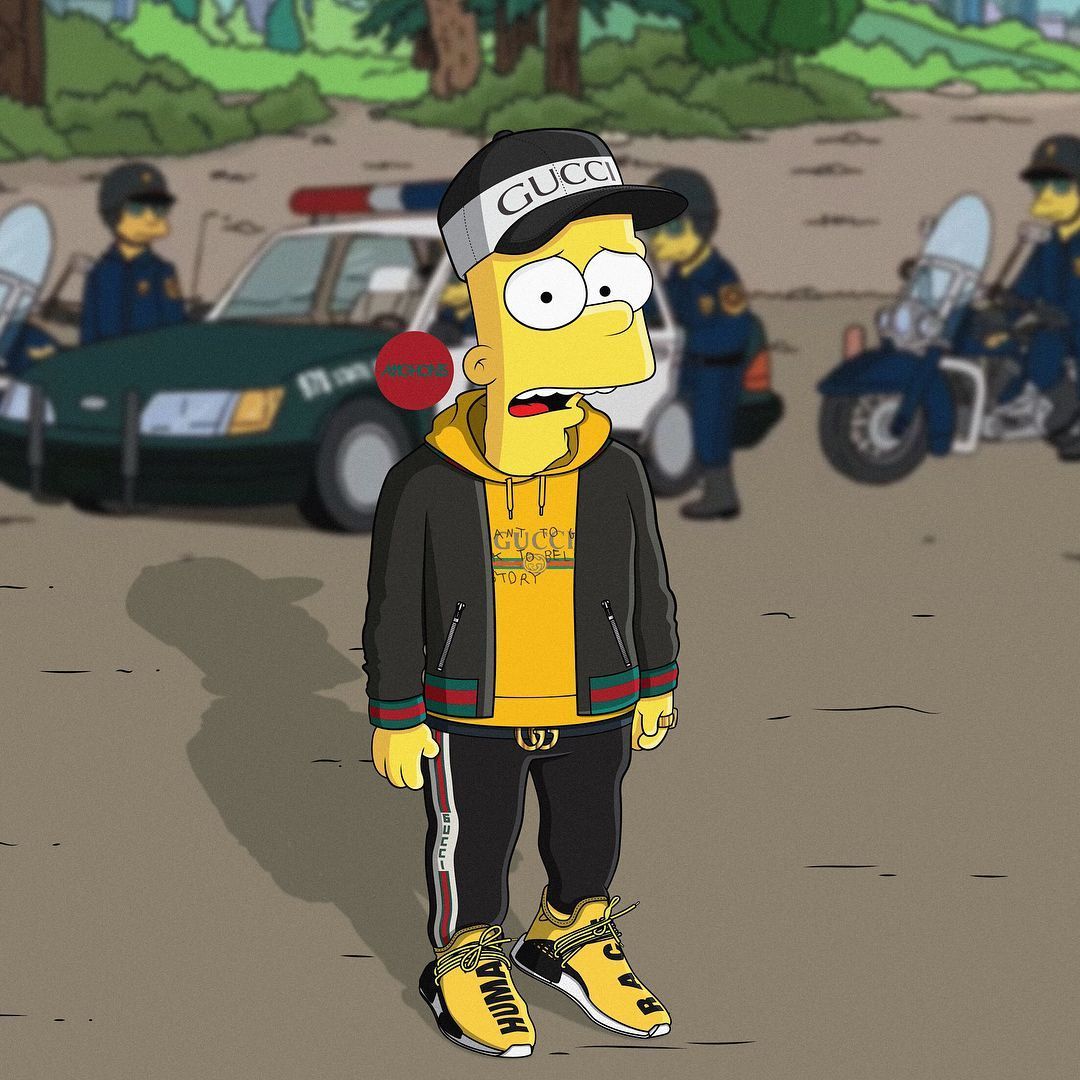 Simpsons Louis Vuitton Wallpapers