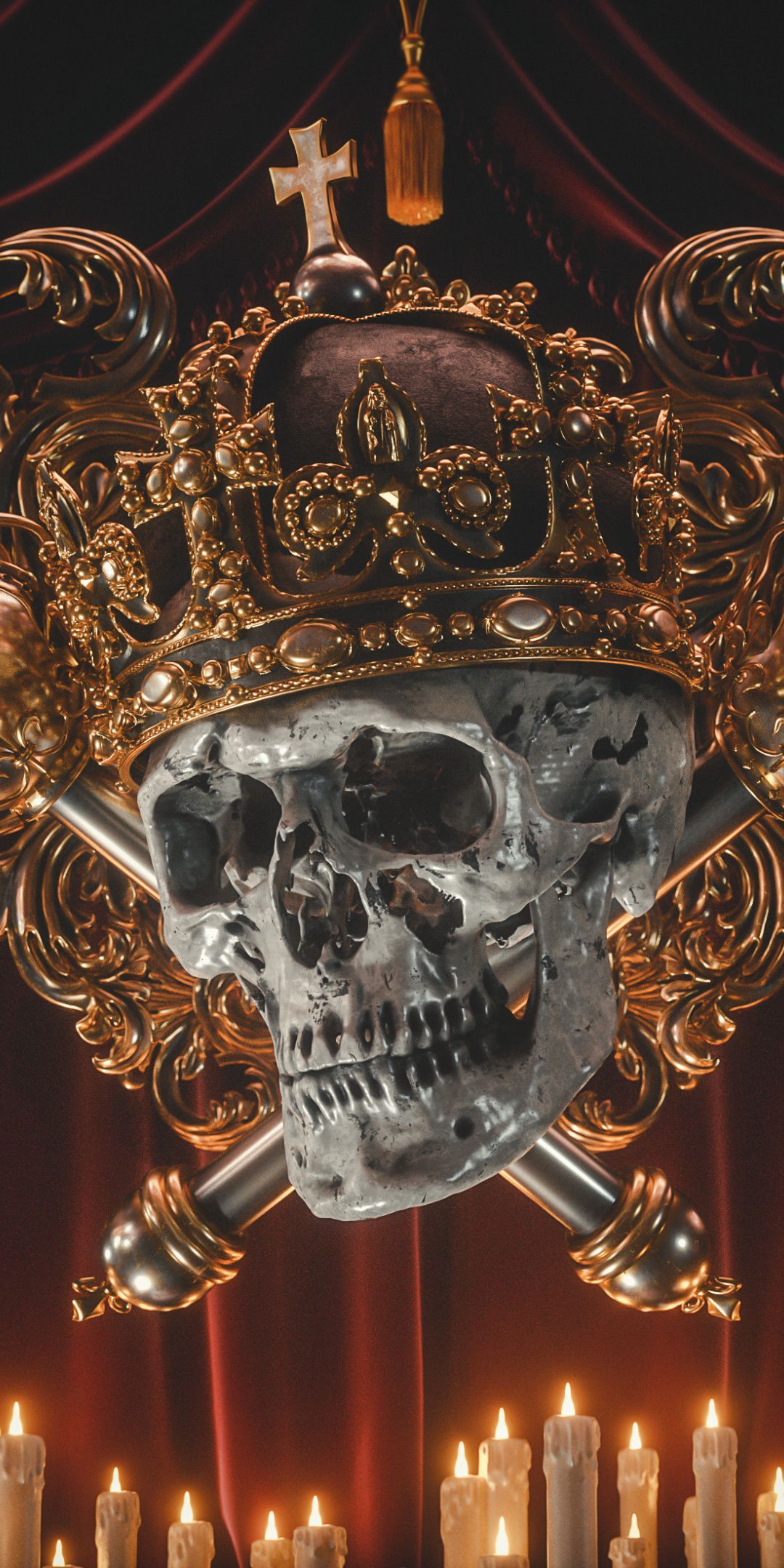 Skull With Crown Wallpapers