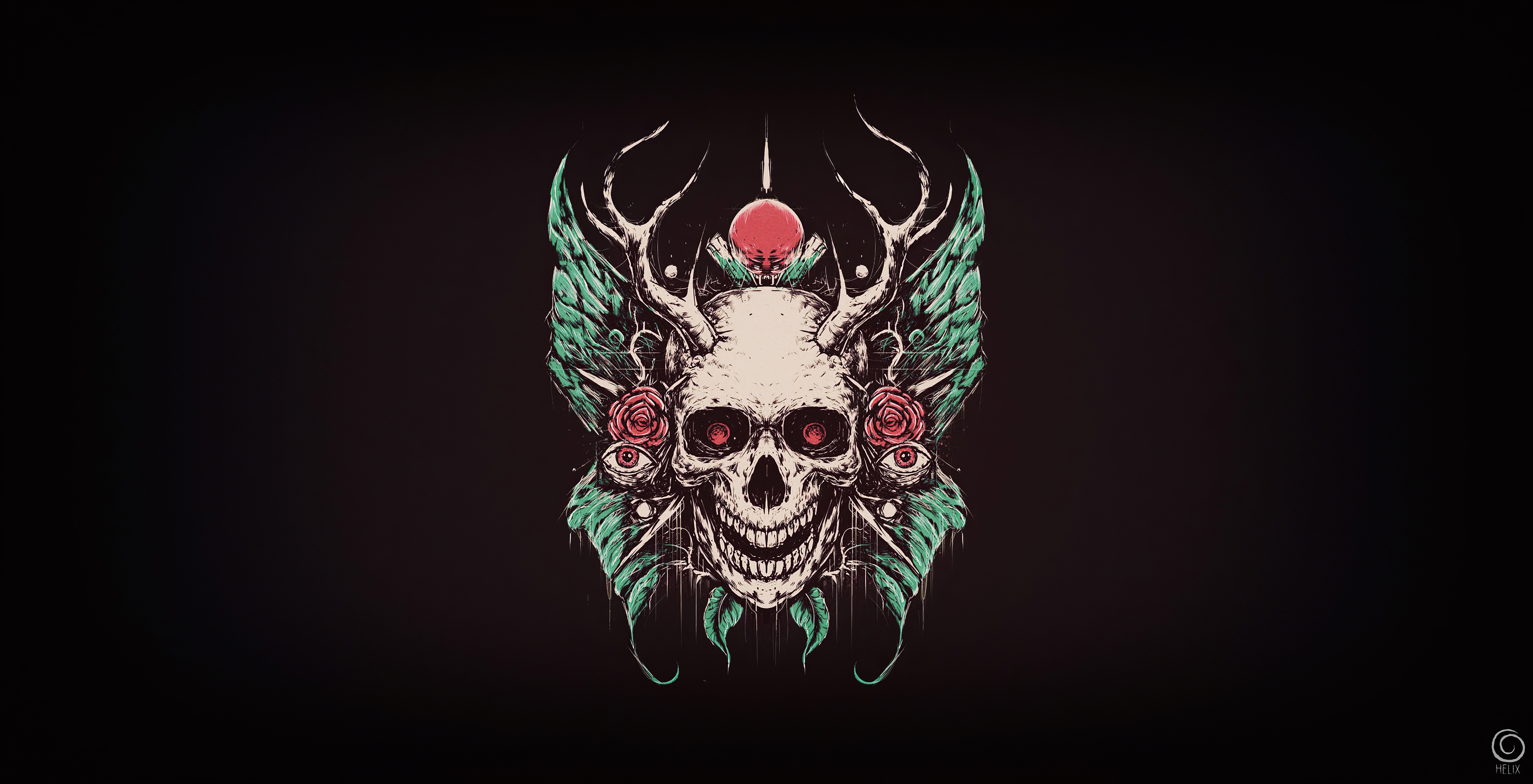 Skull With Crown Wallpapers