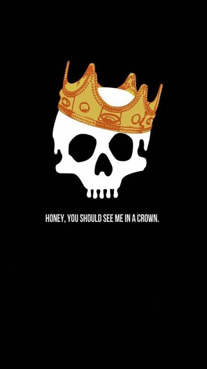 Skull With Crown Wallpapers