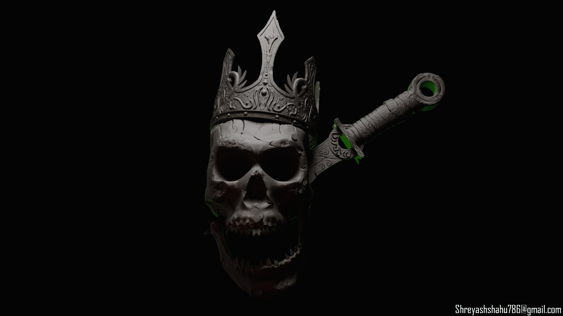 Skull With Crown Wallpapers